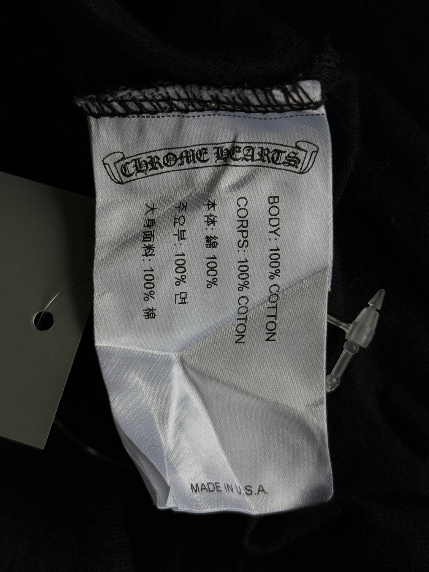Chrome Hearts Scroll Logo Longsleeves