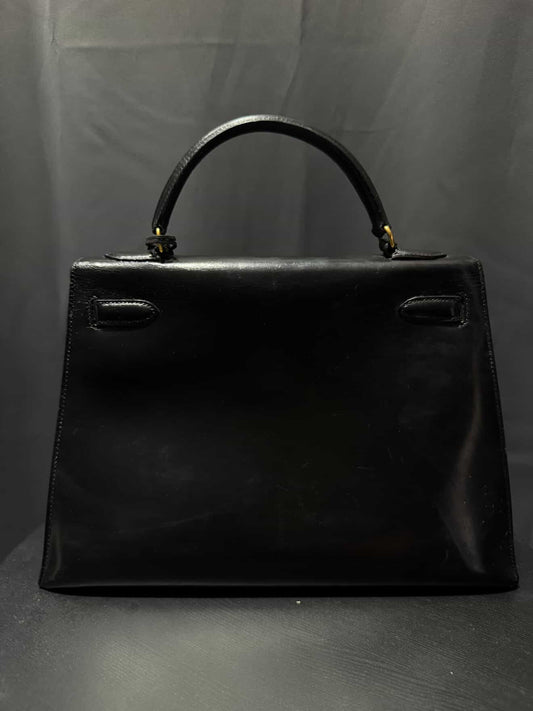 1984 Hermes Kelly Box 32 N Circle Stamp