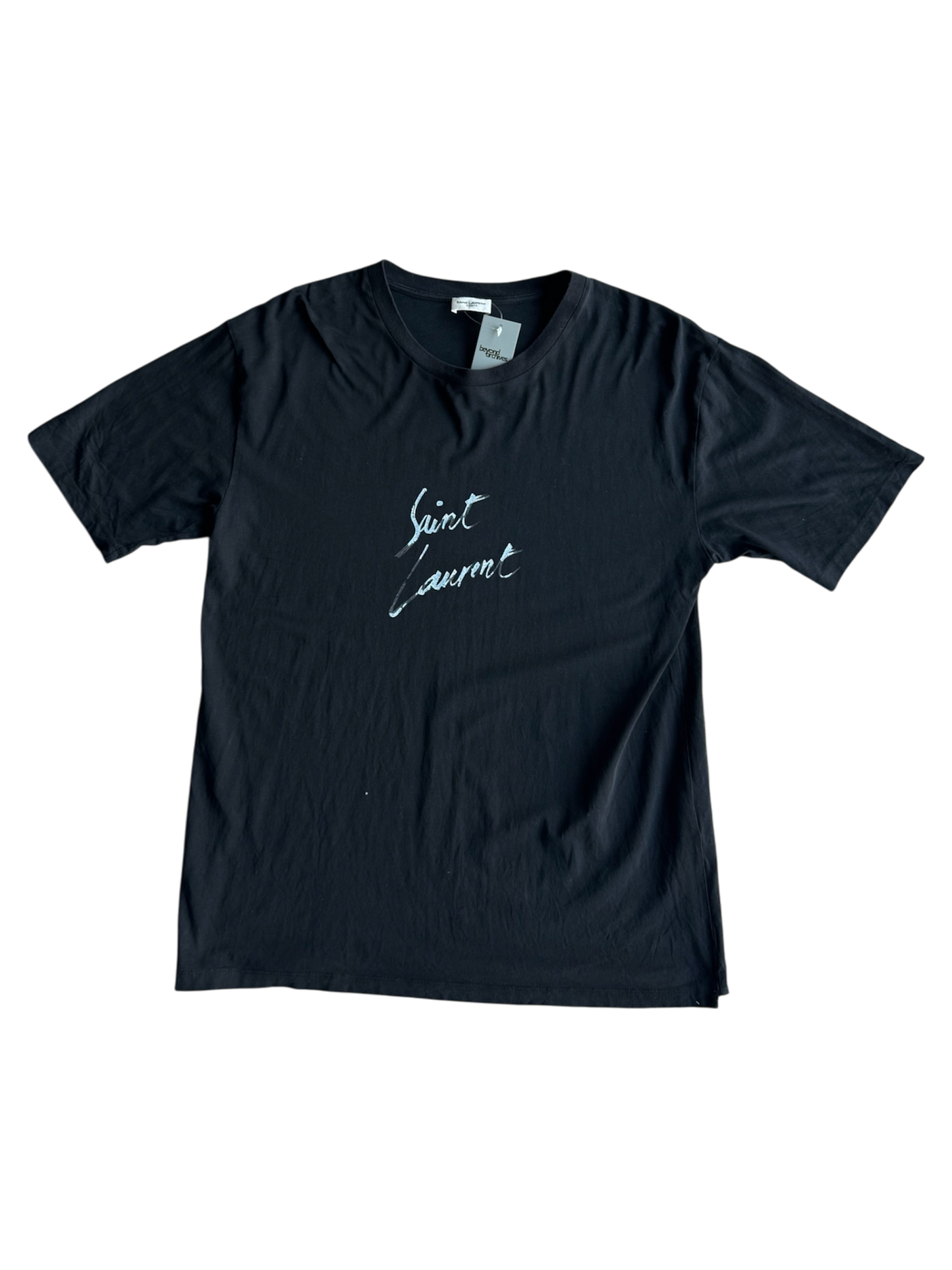 Saint Laurent Paris Cursive Script Tee