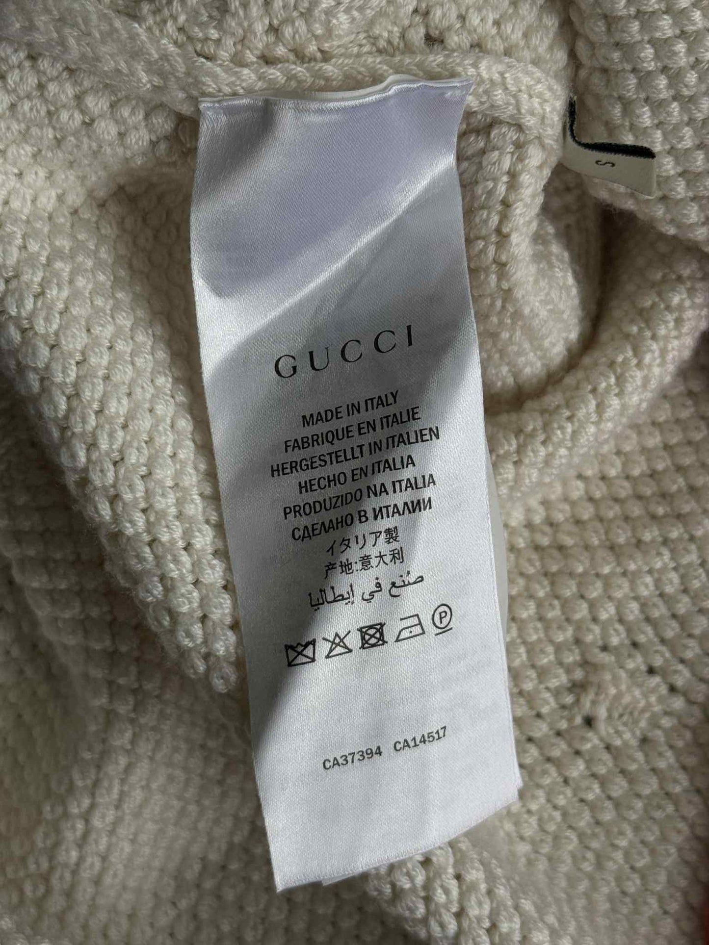 Gucci Monogram Striped Casual Long Sleeve Sweater