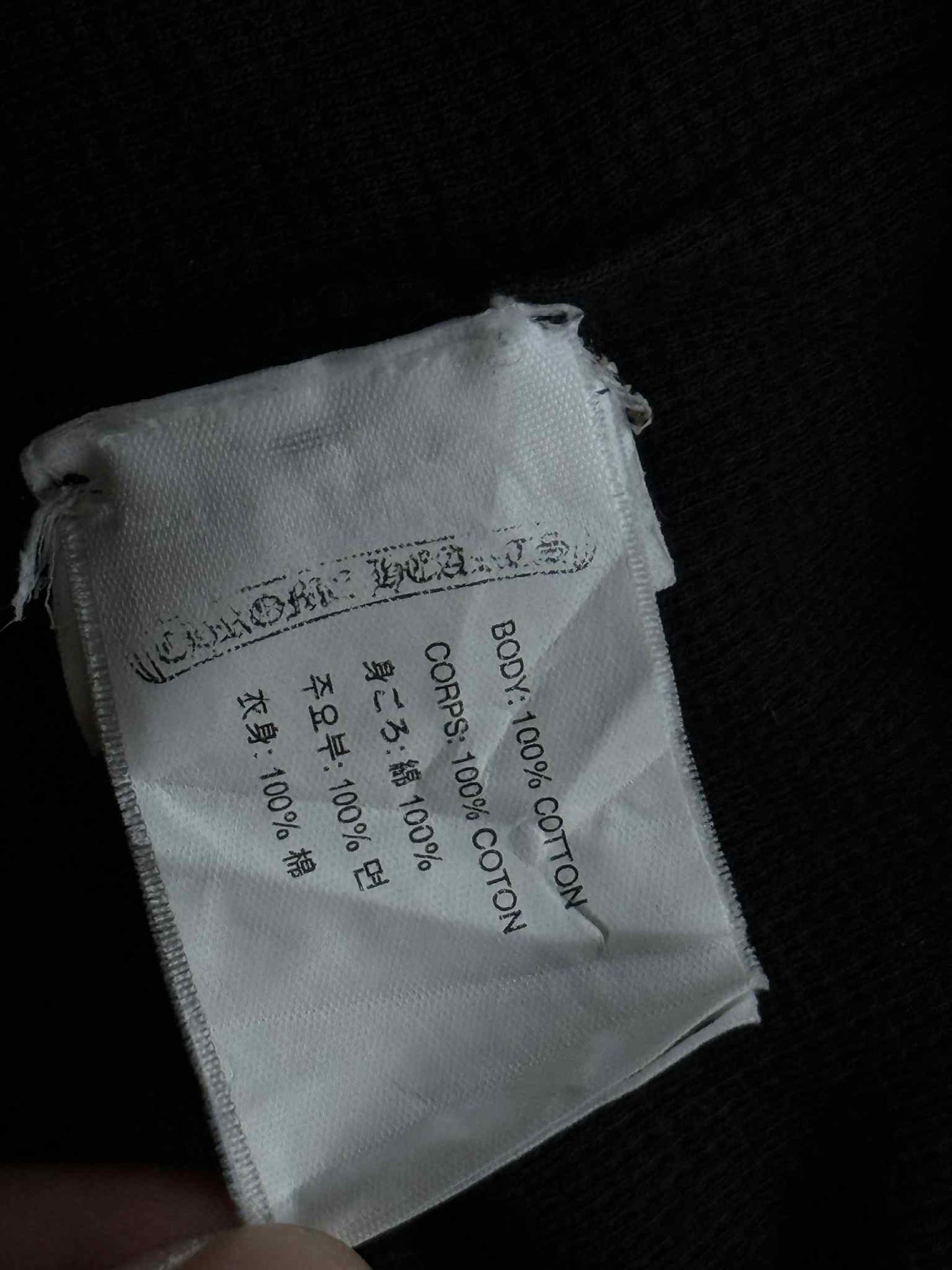 Chrome Hearts White Cemetery Thermal Zip Hoodie