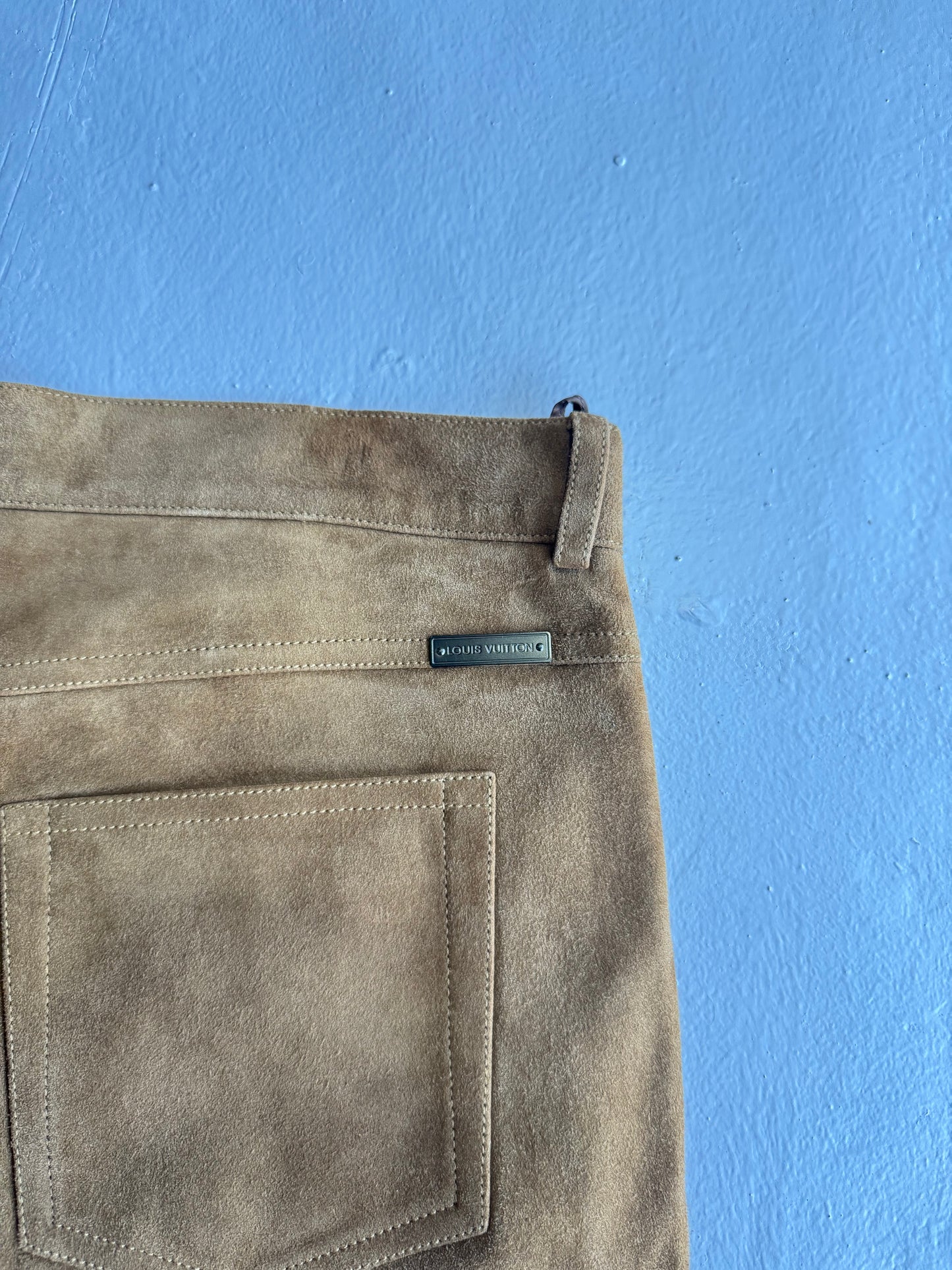 Louis Vuitton Goatskin Damier Pants