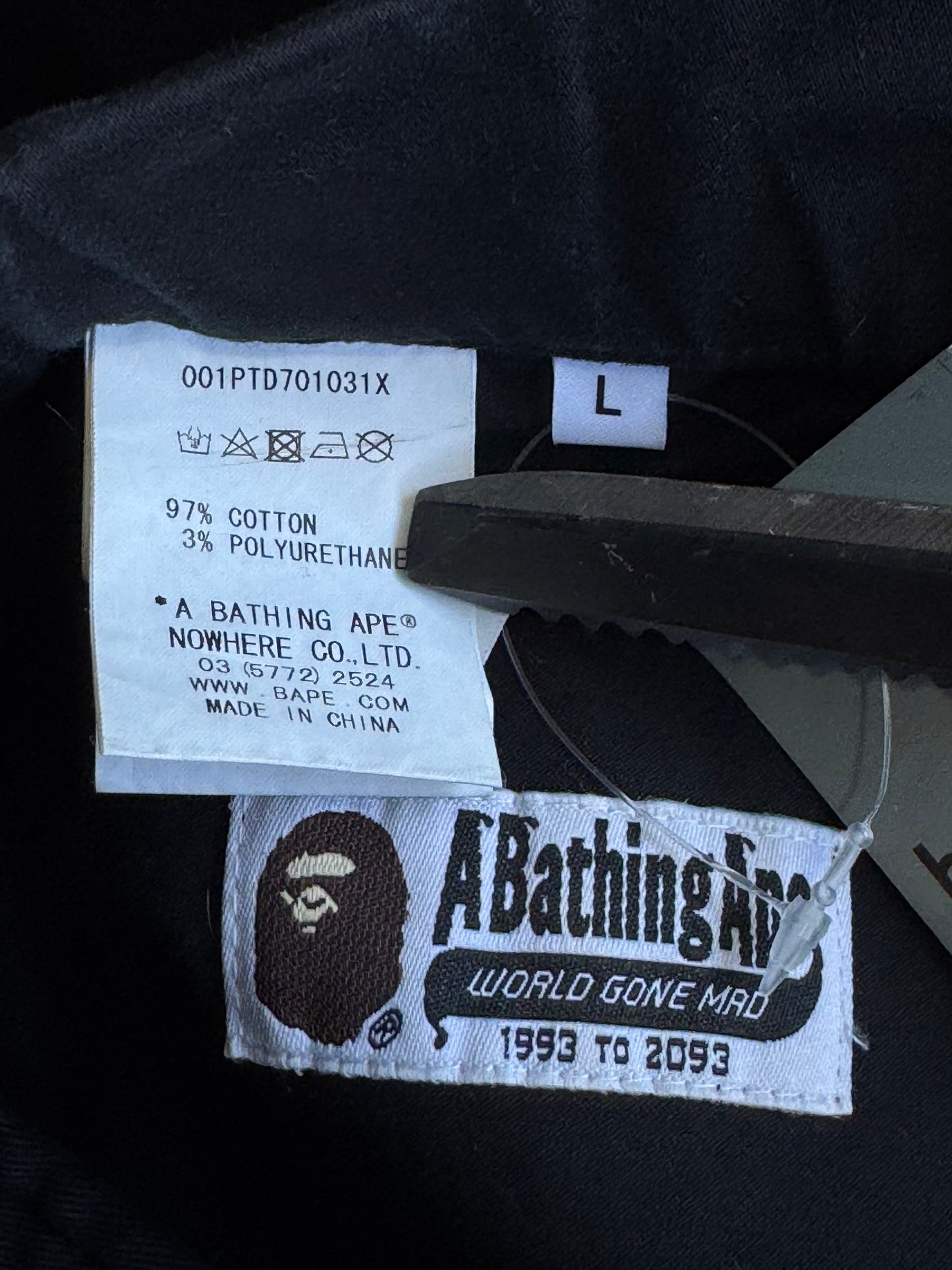 Bape Face Logo Slim Pants