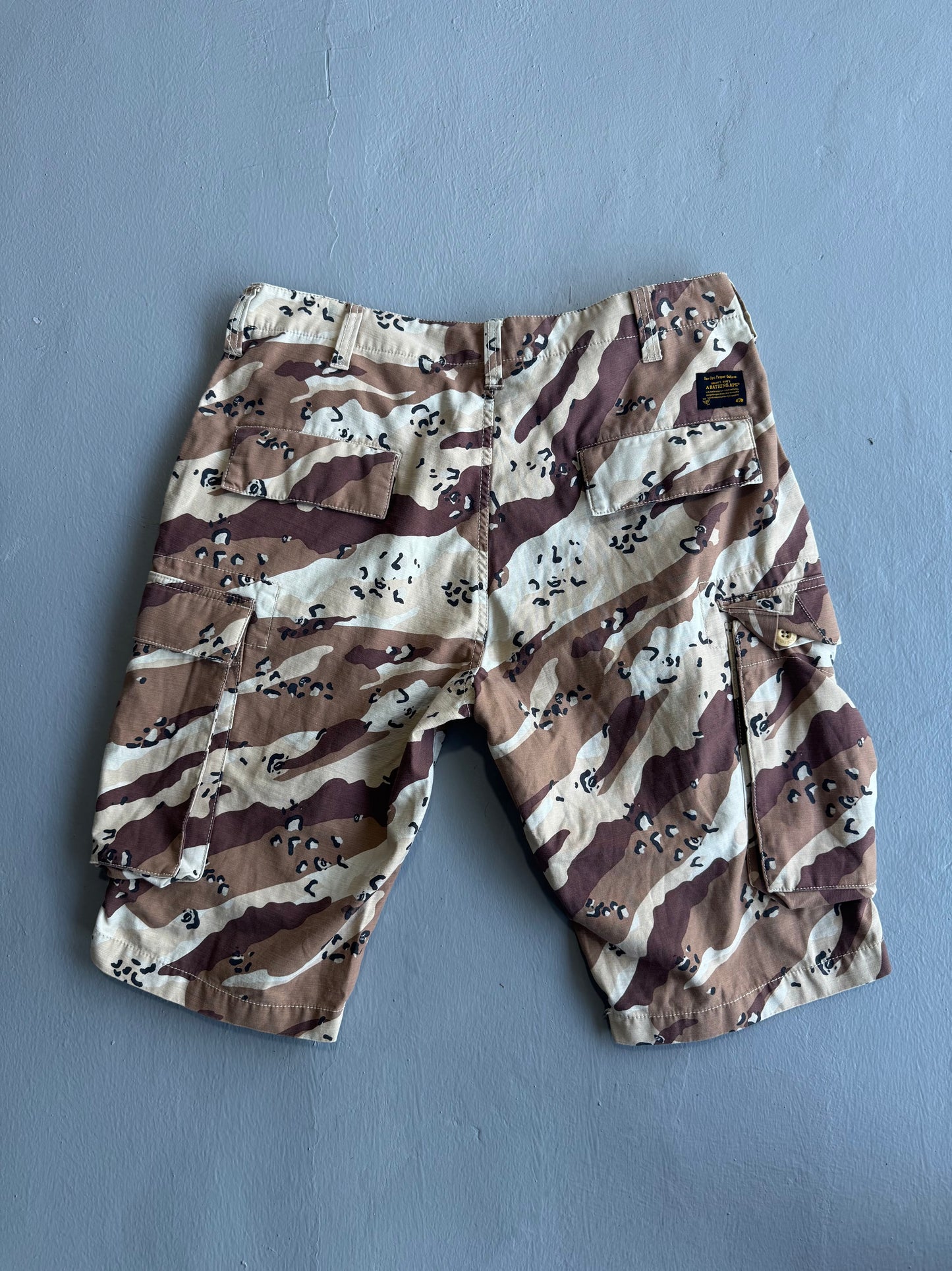 Bape Desert Camouflage Cargo Shorts