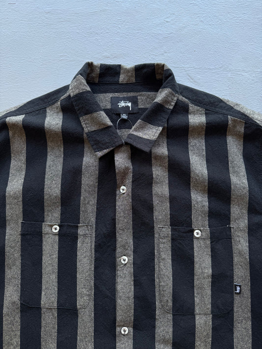 Stussy Stripes Button Down Polo