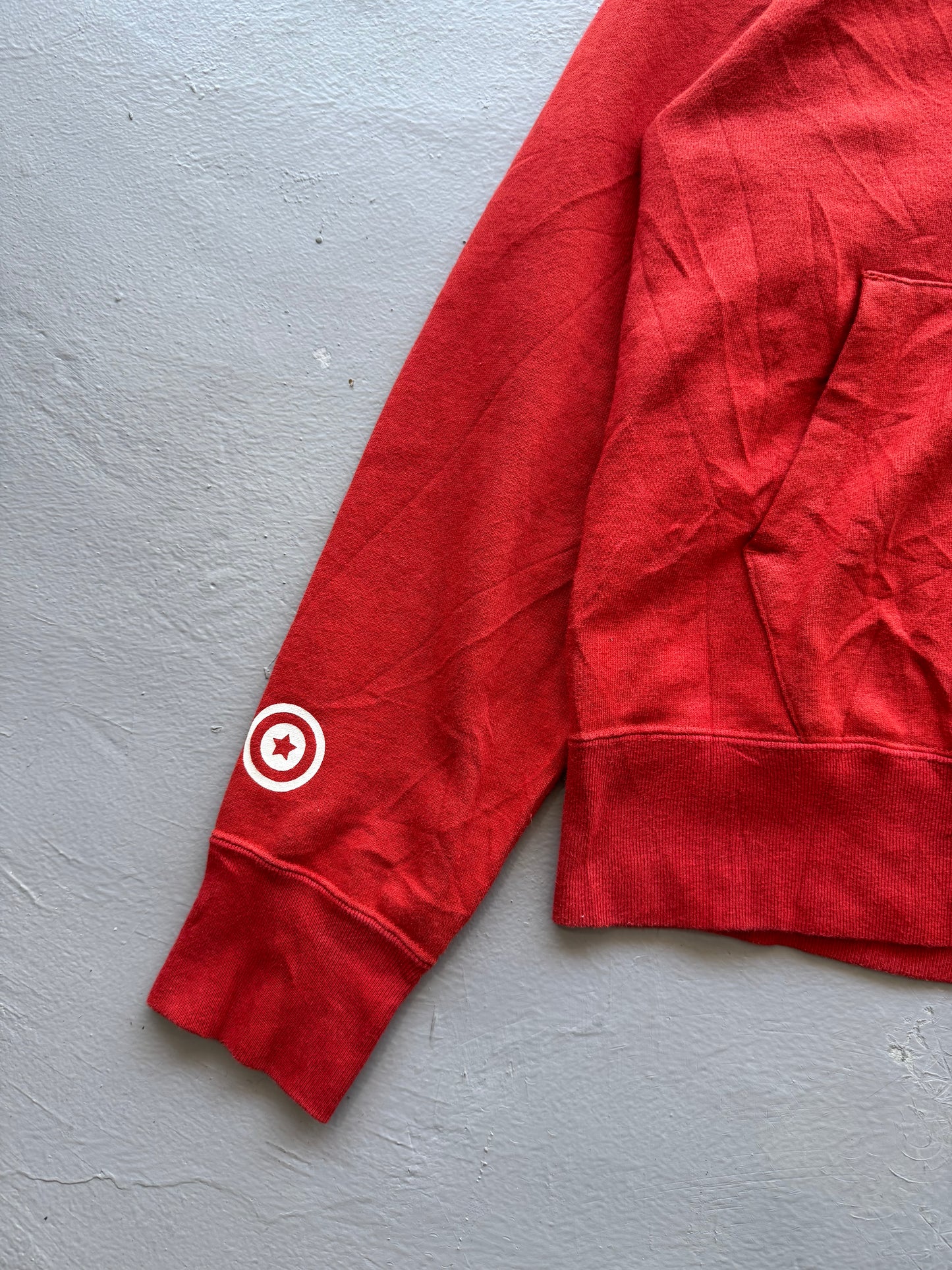 Bape shark Red Camouflage Full Zip Hoodie