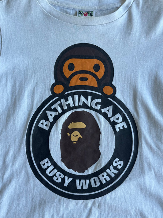 Bape Baby Milo Busy Works Tee