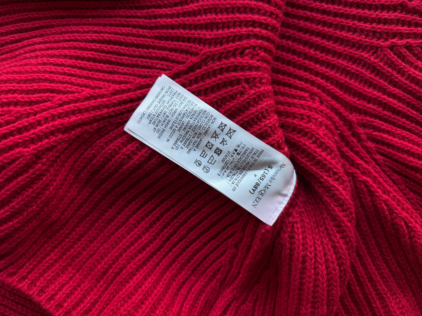Alexander McQueen Knitted Peplum Top