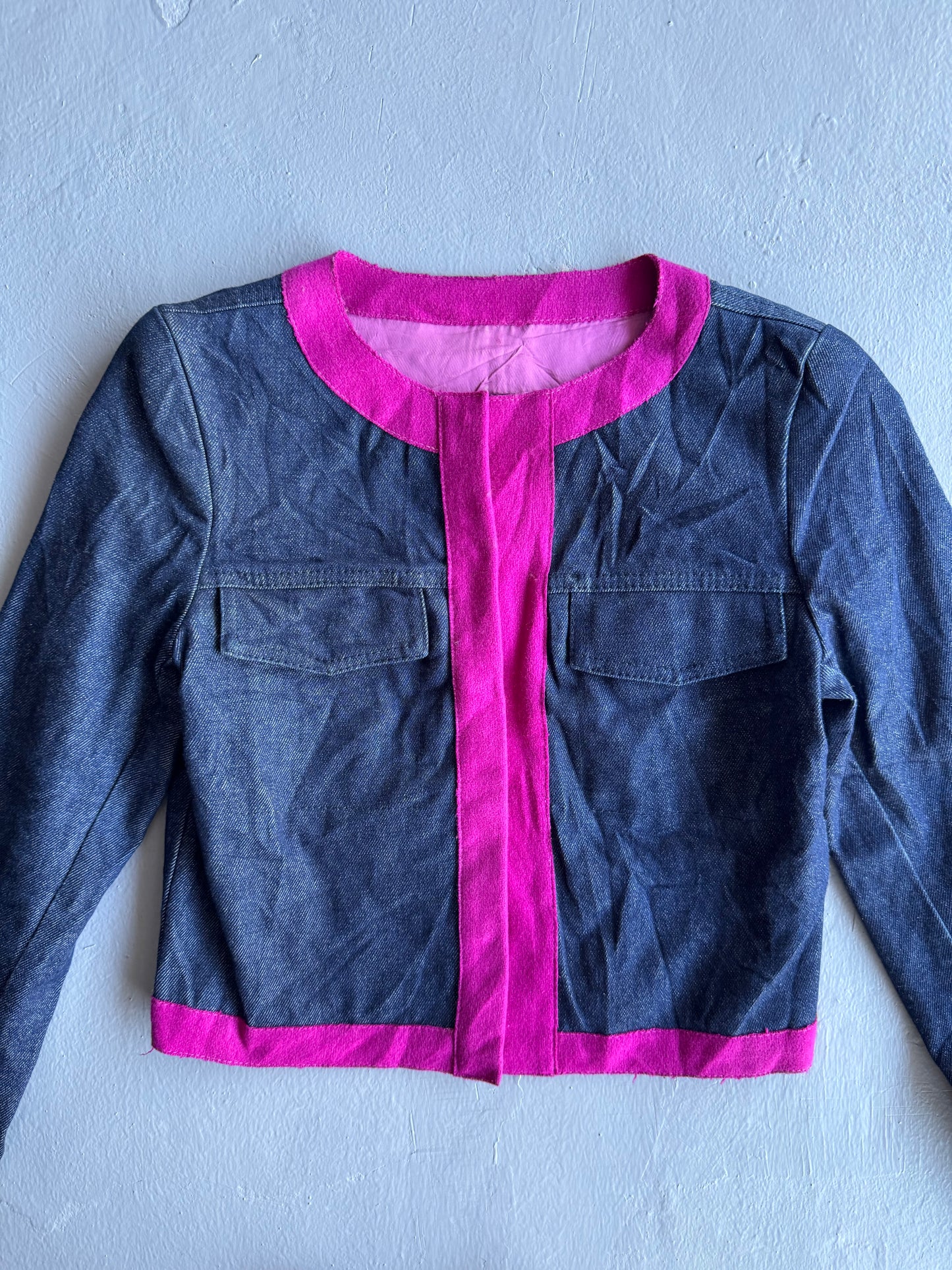 Fendi Denim Crop Jacket