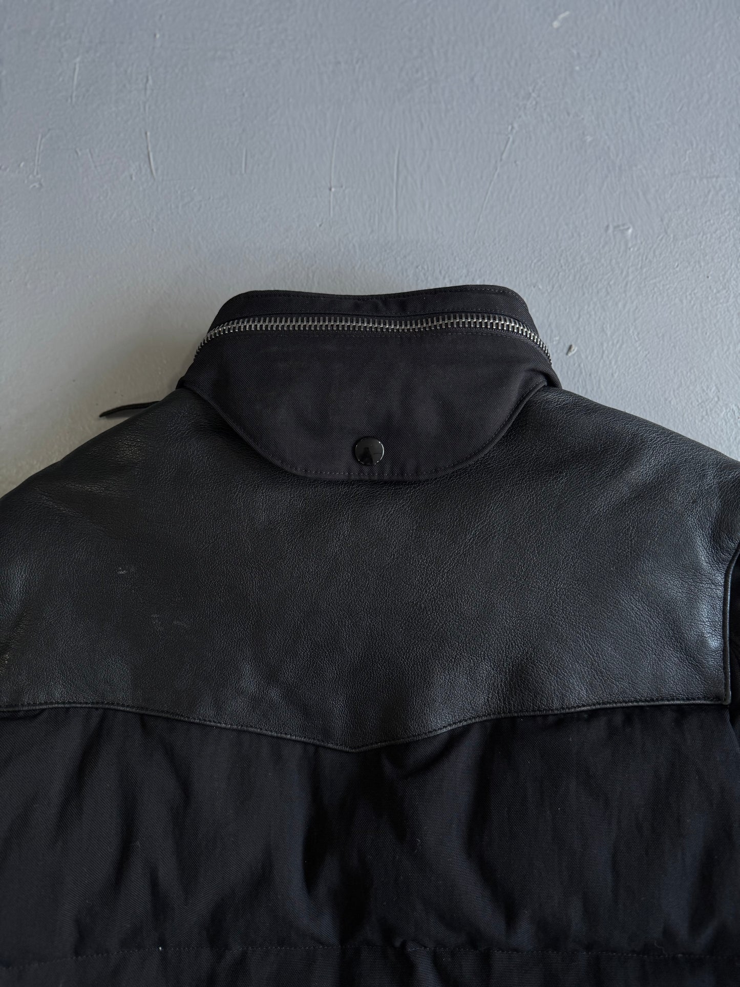 Saint Laurent Paris Puffer Leather Jacket