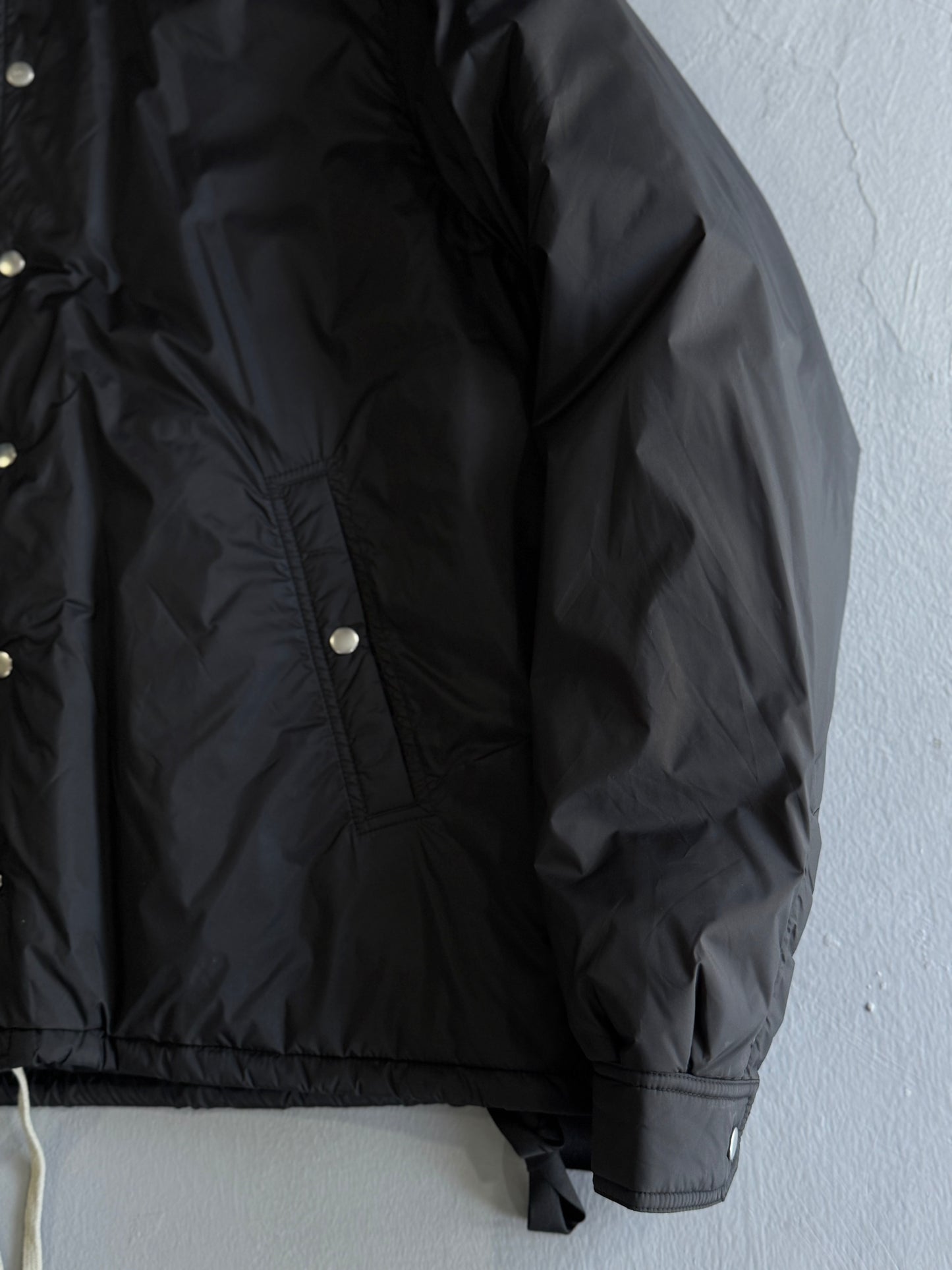 Rick Owens Snap Font Puffer Lined Jacket