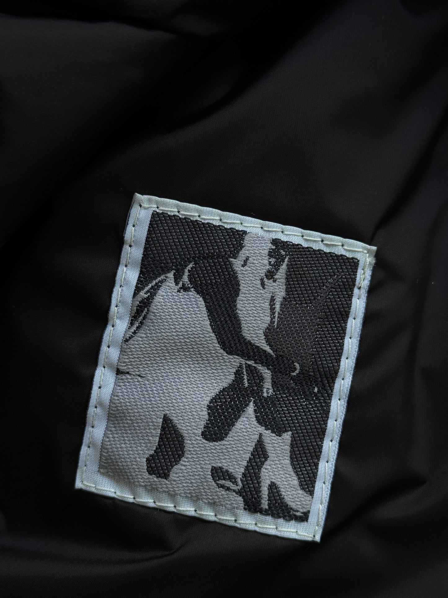 Rick Owens Snap Font Puffer Lined Jacket