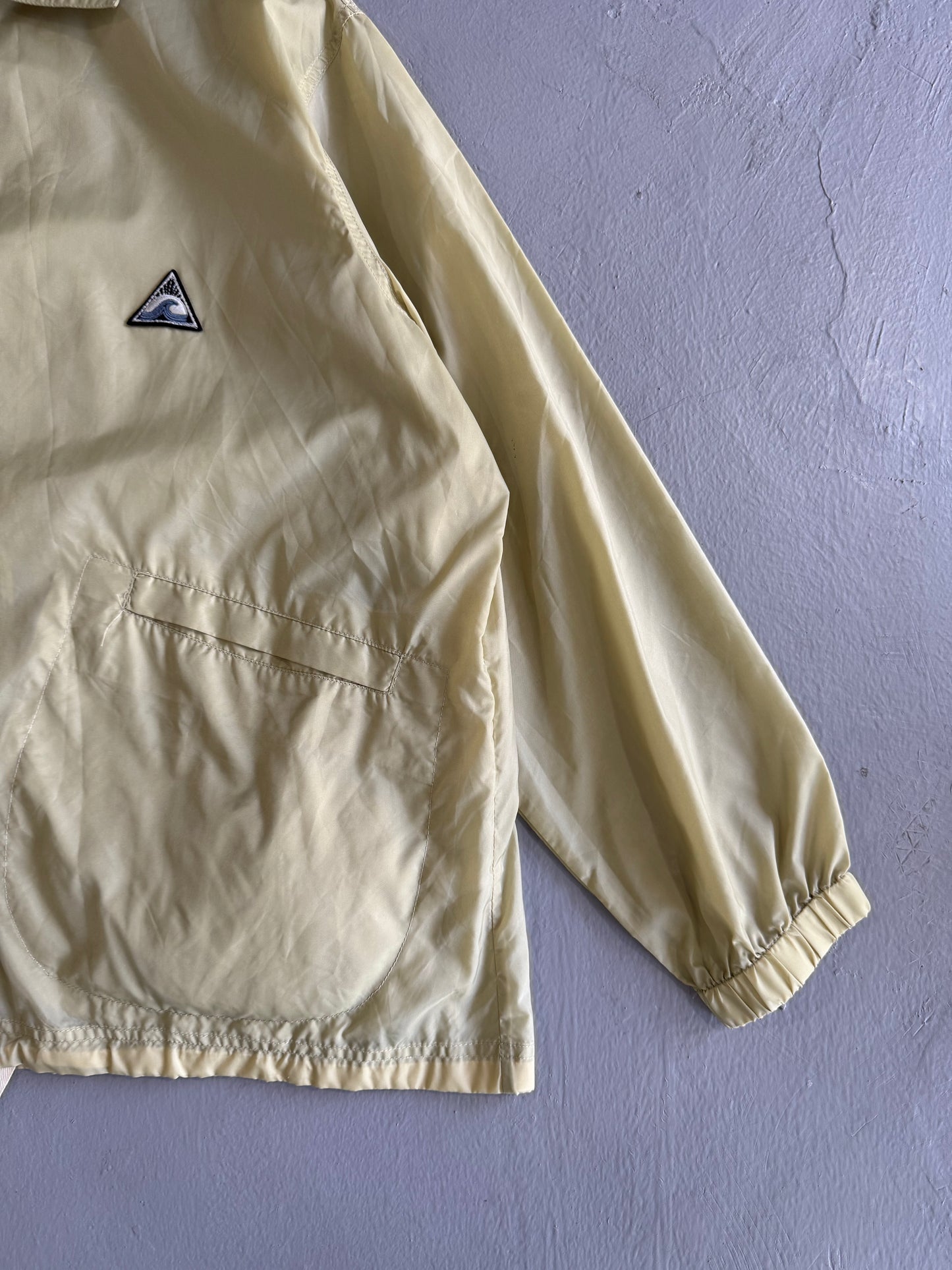 Jil Sander Wave Logo Nylon Coach Jacket