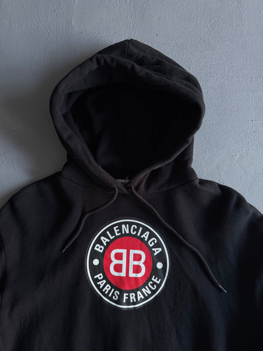 Balenciaga Paris France Logo Hoodie