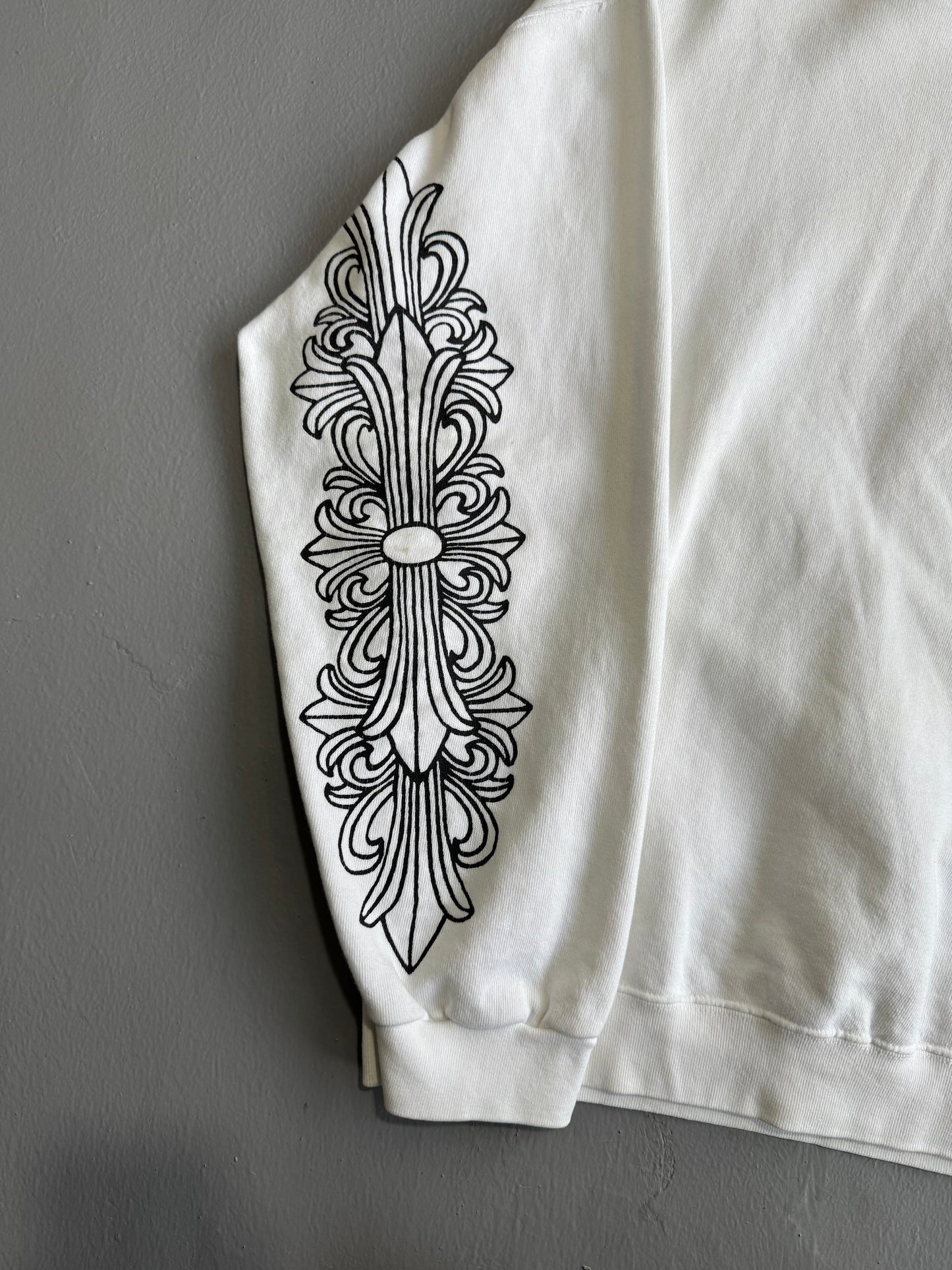 Vintage Chrome Hearts Vine Dagger Floral Crewneck