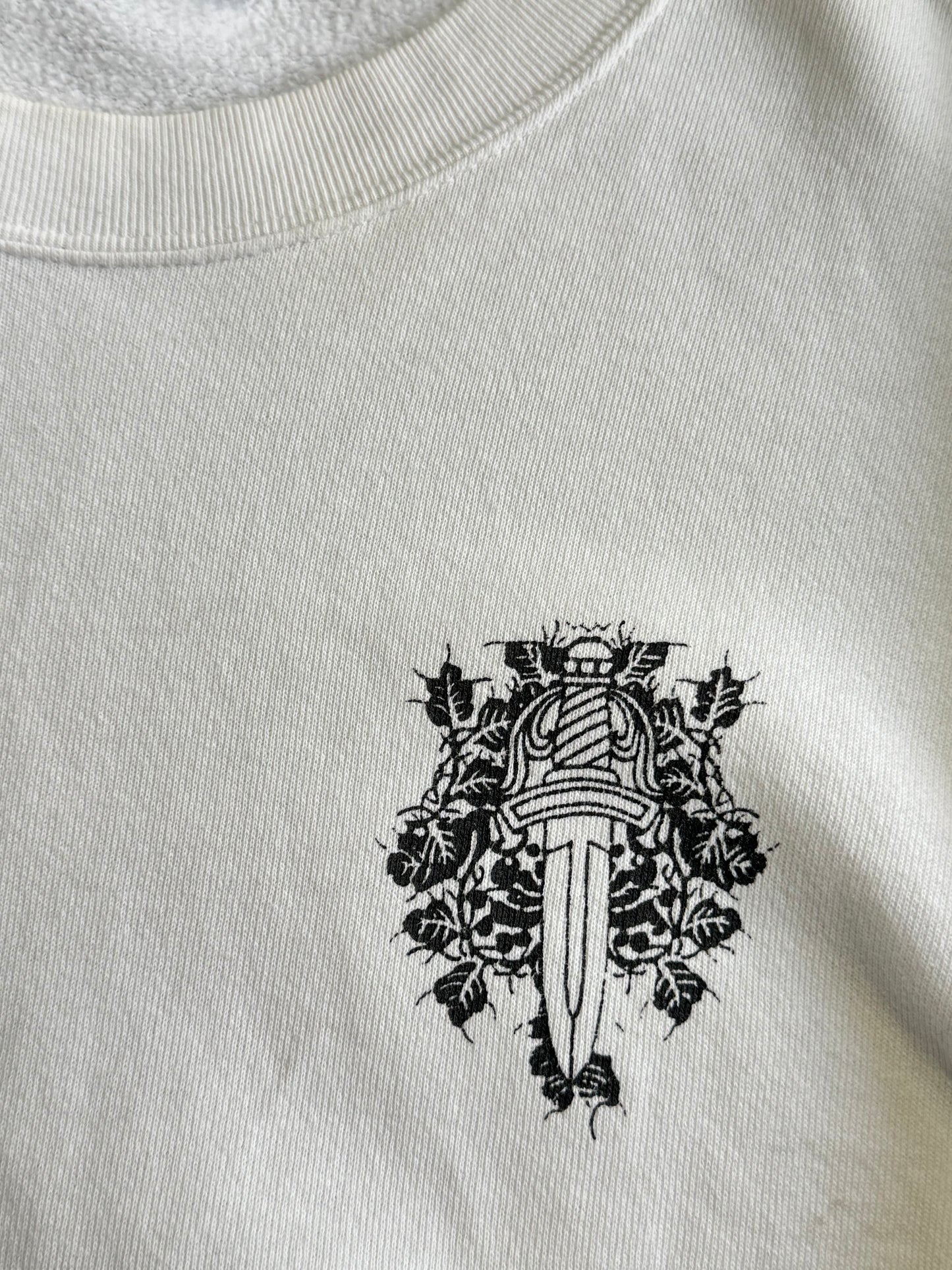 Vintage Chrome Hearts Vine Dagger Floral Crewneck