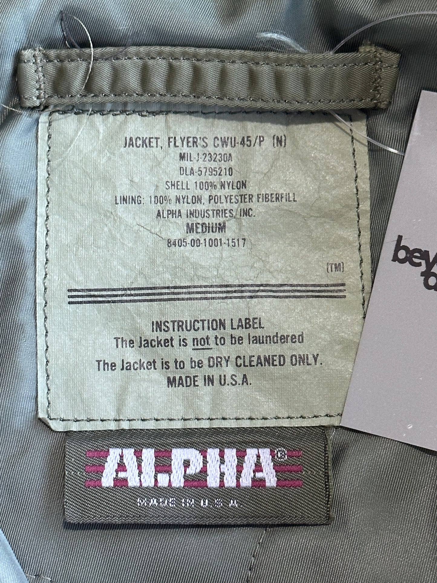 Vintage Alpha Industries Bomber Jacket