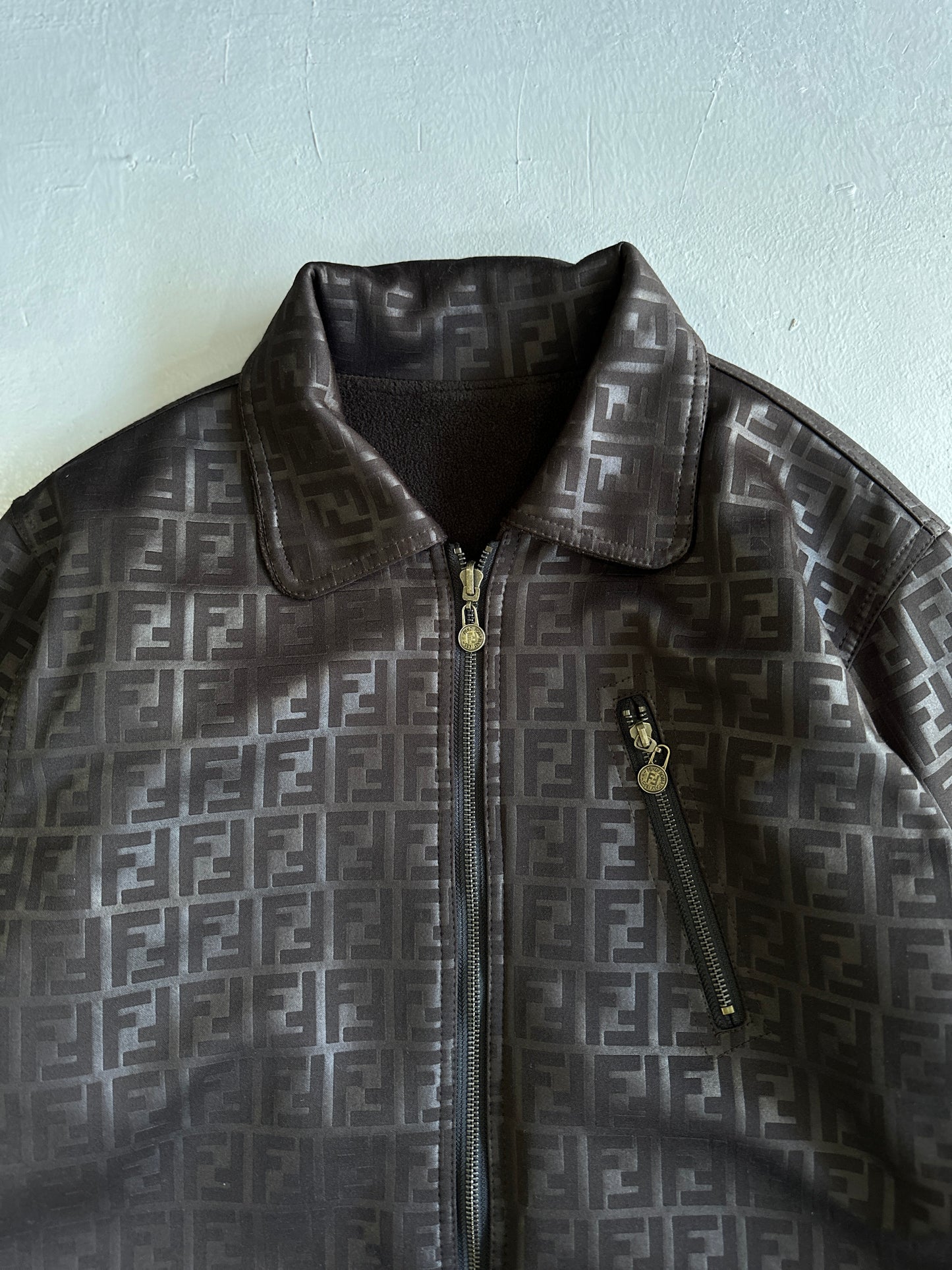 Fendi Reversible Zucca Monogram Jacket