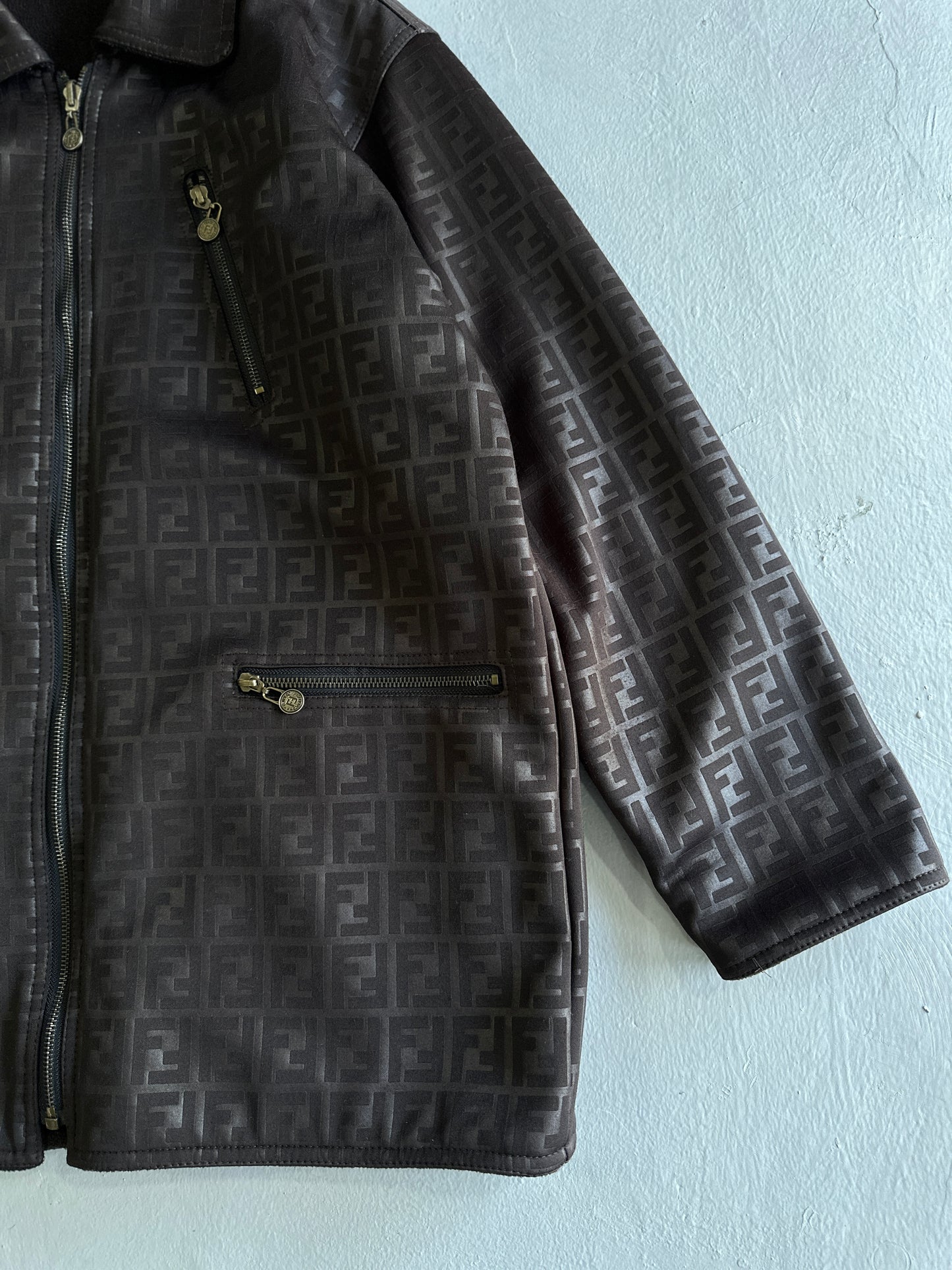 Fendi Reversible Zucca Monogram Jacket