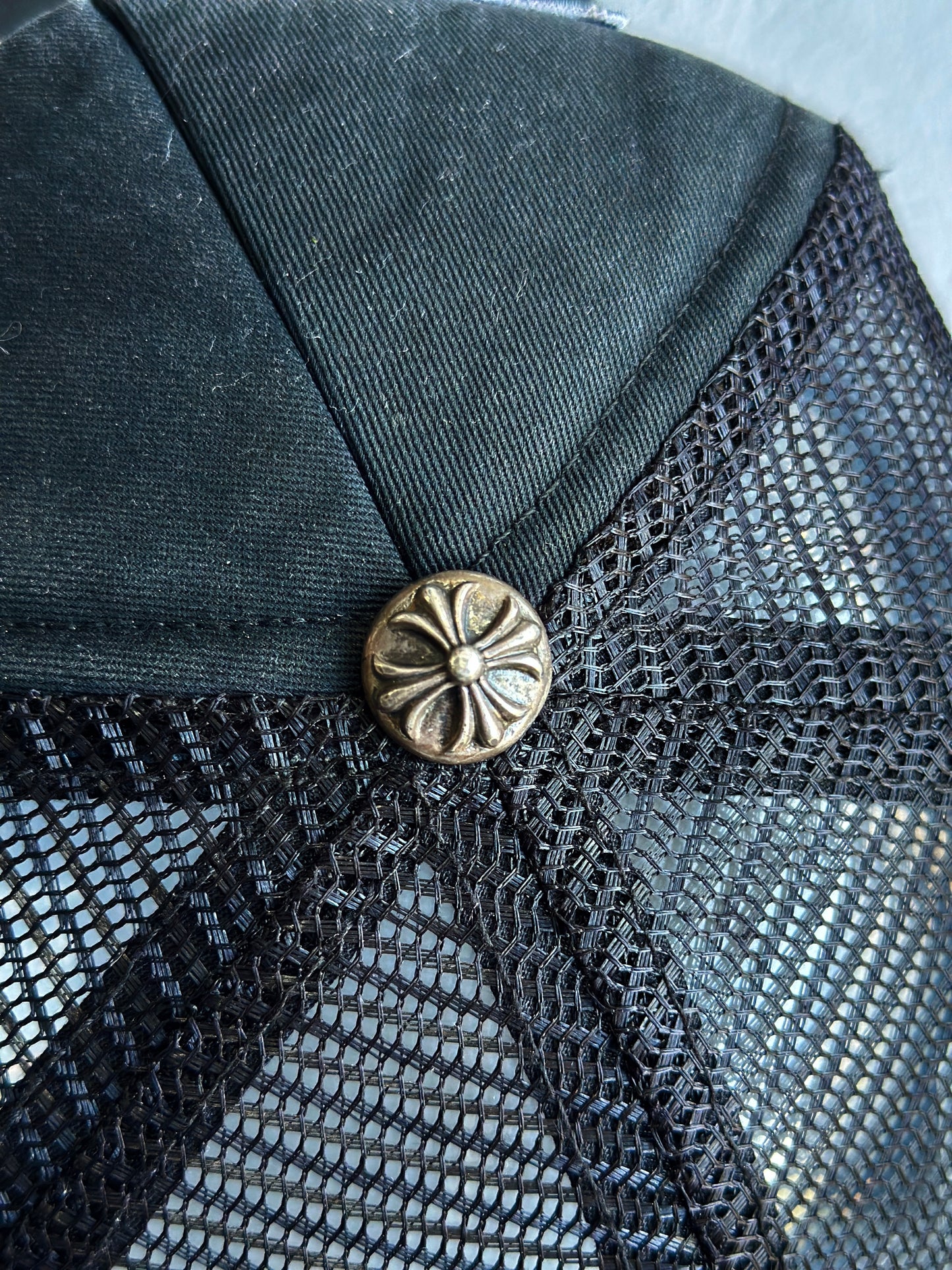 Chrome Hearts Hollywood Black on Black Trucker Hat