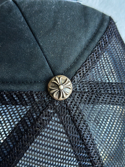 Chrome Hearts Hollywood Black on Black Trucker Hat