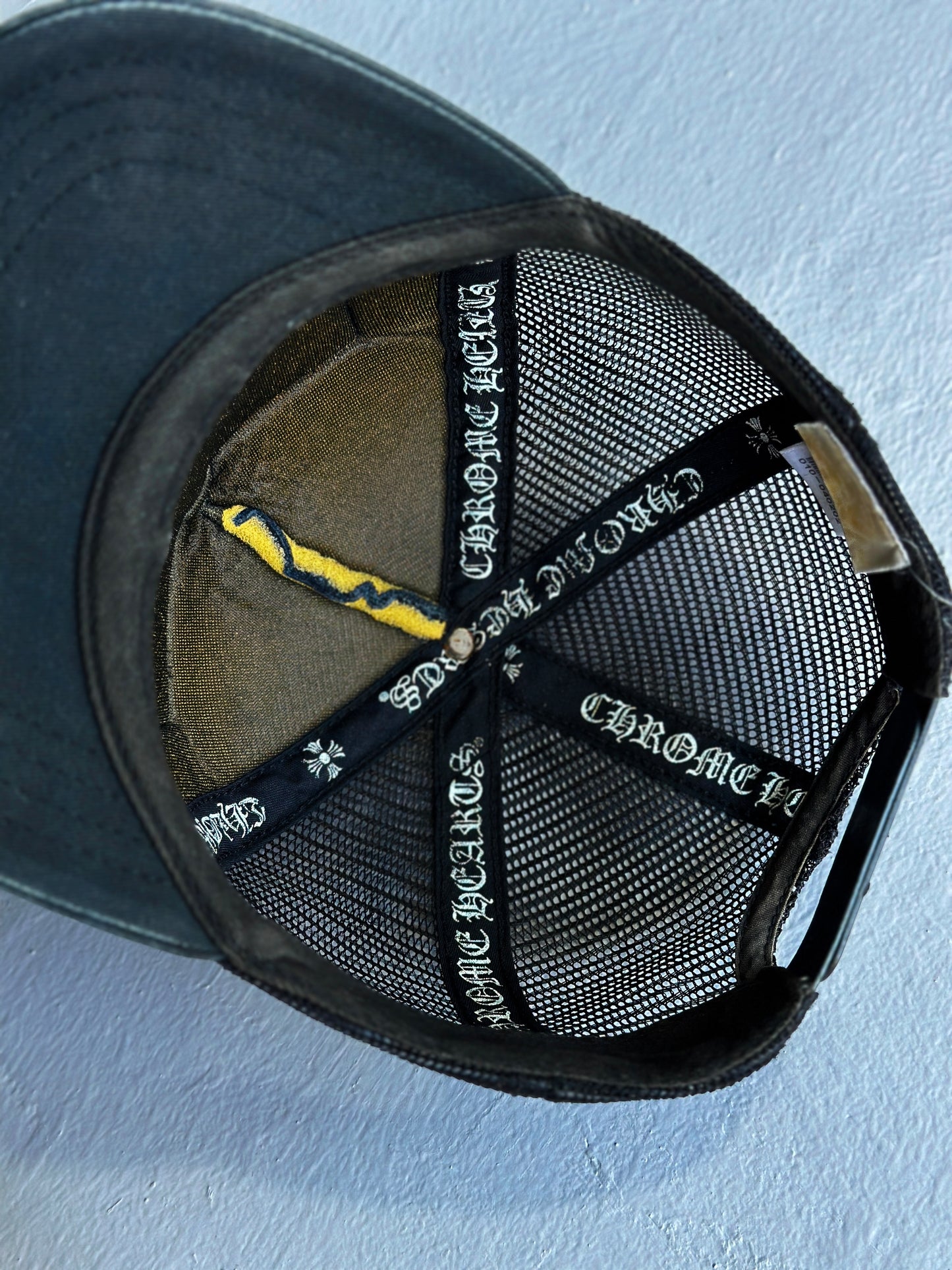 Chrome Hearts Hollywood Black on Black Trucker Hat