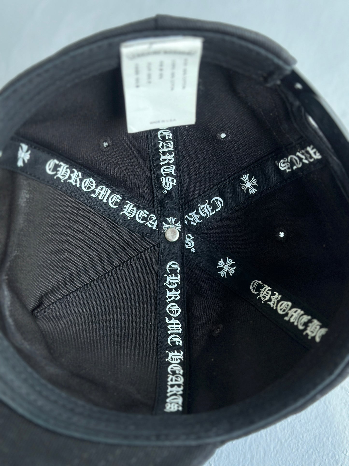 Chrome Hearts Triple Logo Embroidered Baseball Hat