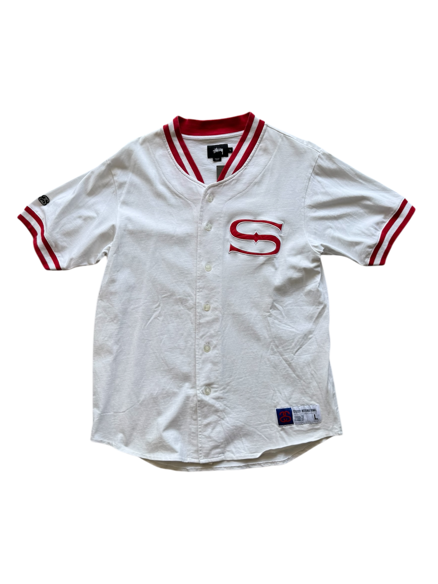 Stussy S Logo Baseball Jersey