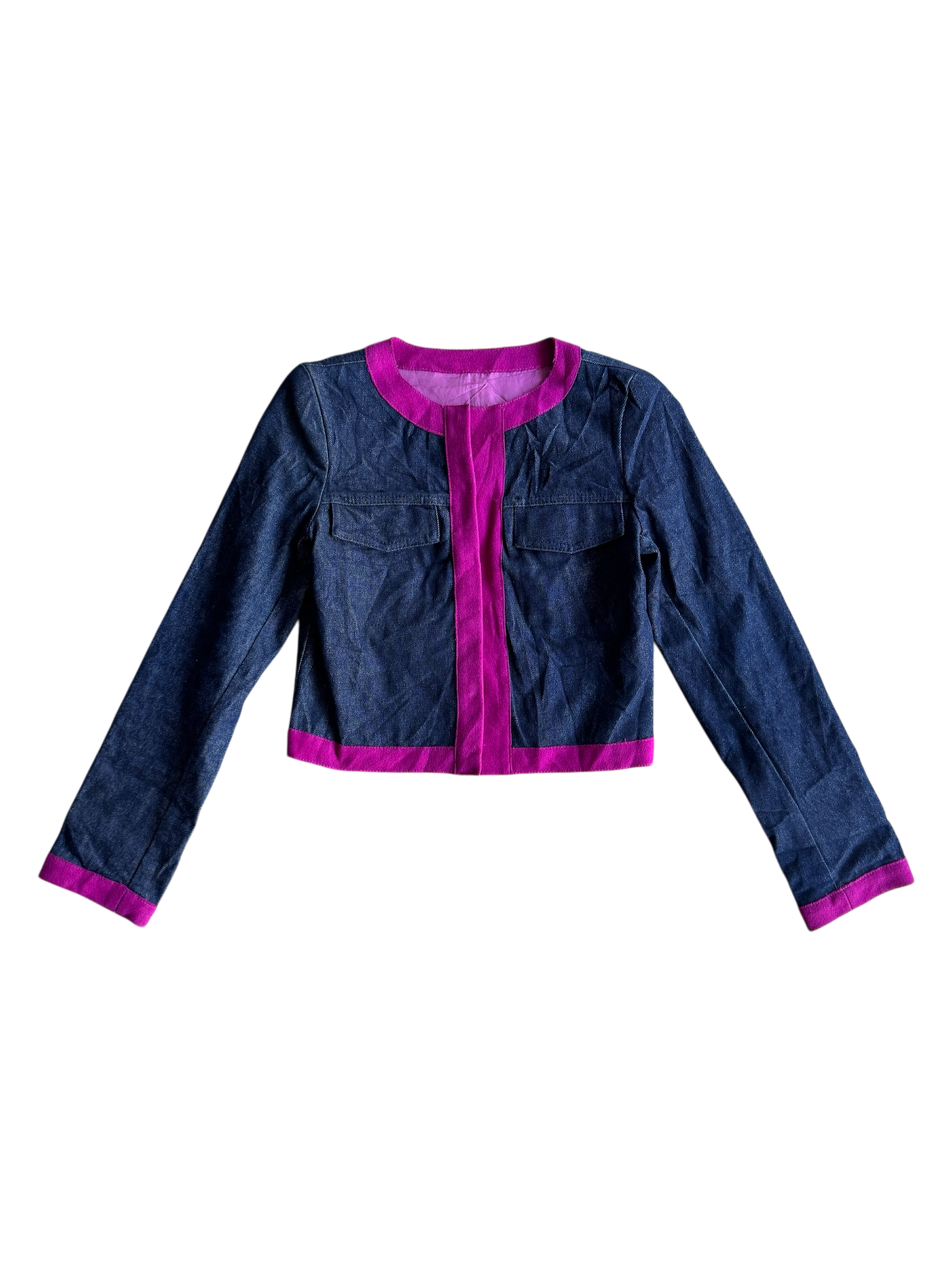 Fendi Denim Crop Jacket