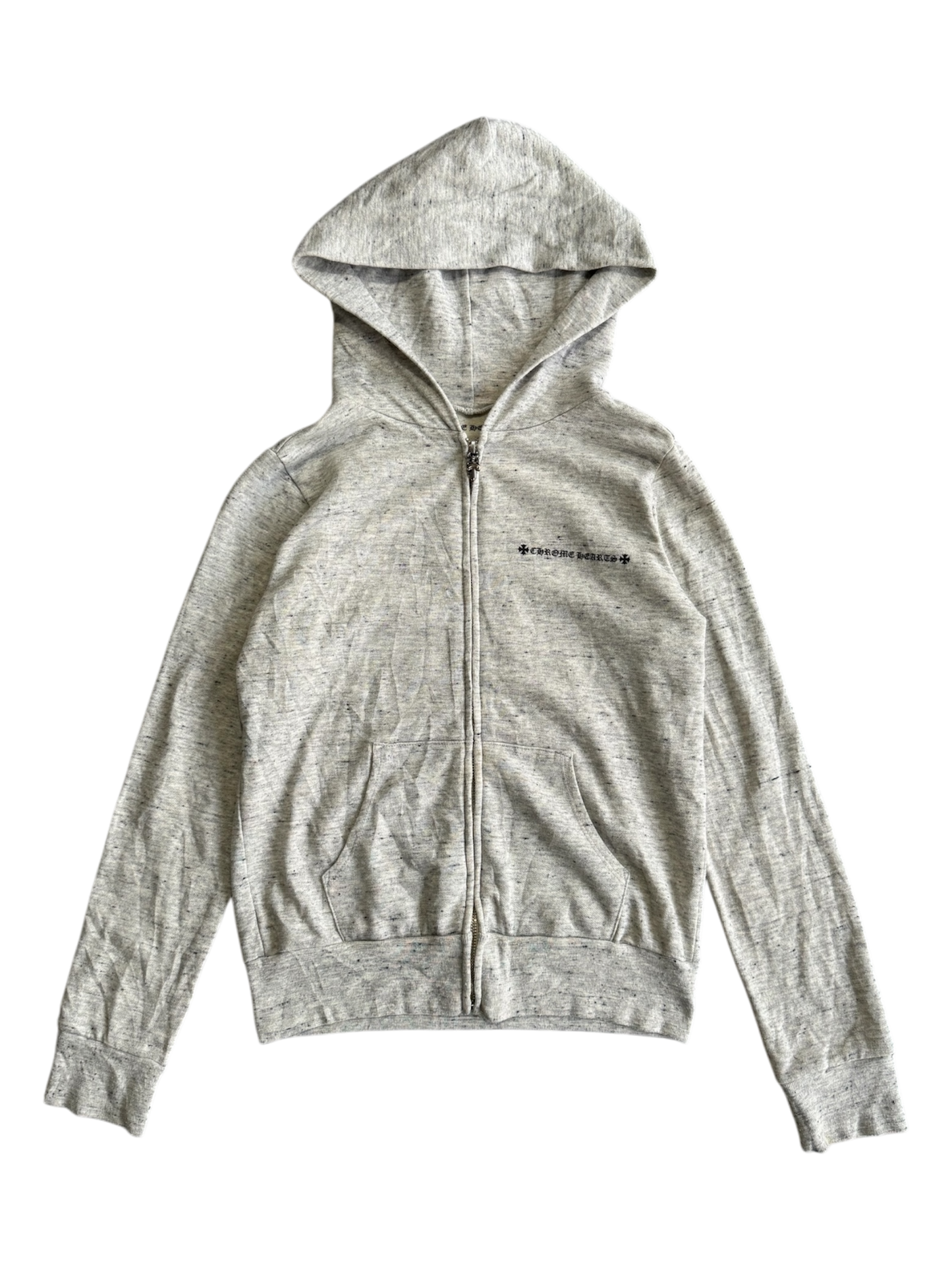 Womens Chrome Hearts Vine Dagger Zip Hoodie
