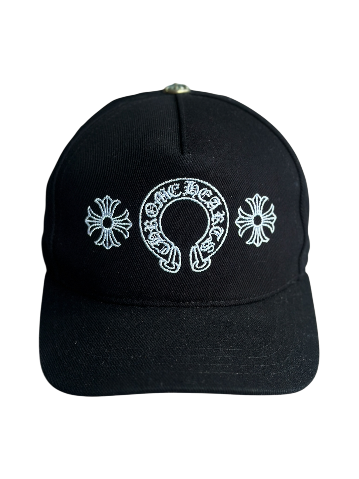 Chrome Hearts Triple Logo Embroidered Baseball Hat