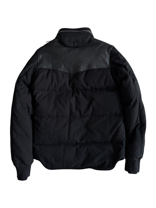 Saint Laurent Paris Puffer Leather Jacket
