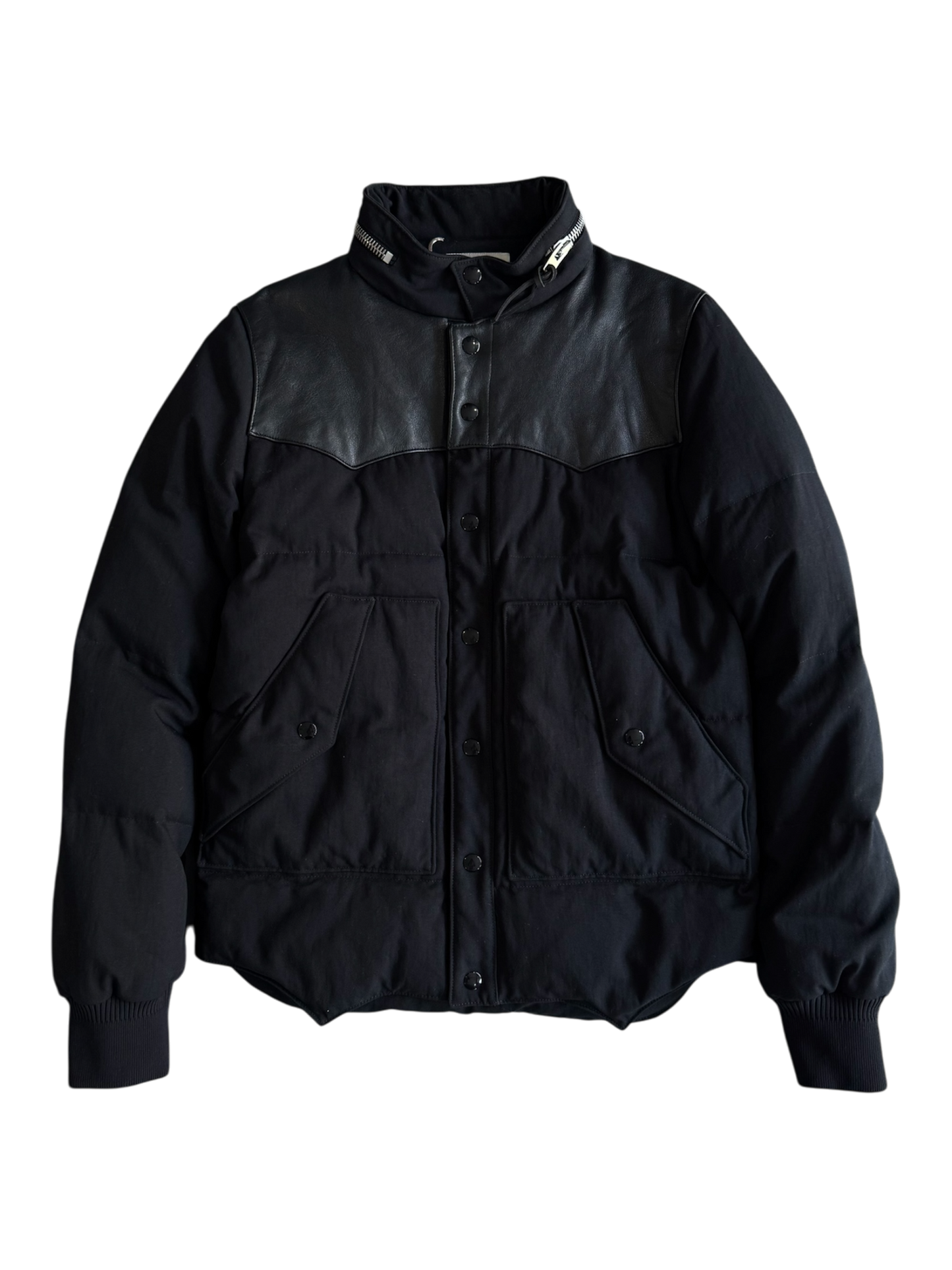 Saint Laurent Paris Puffer Leather Jacket