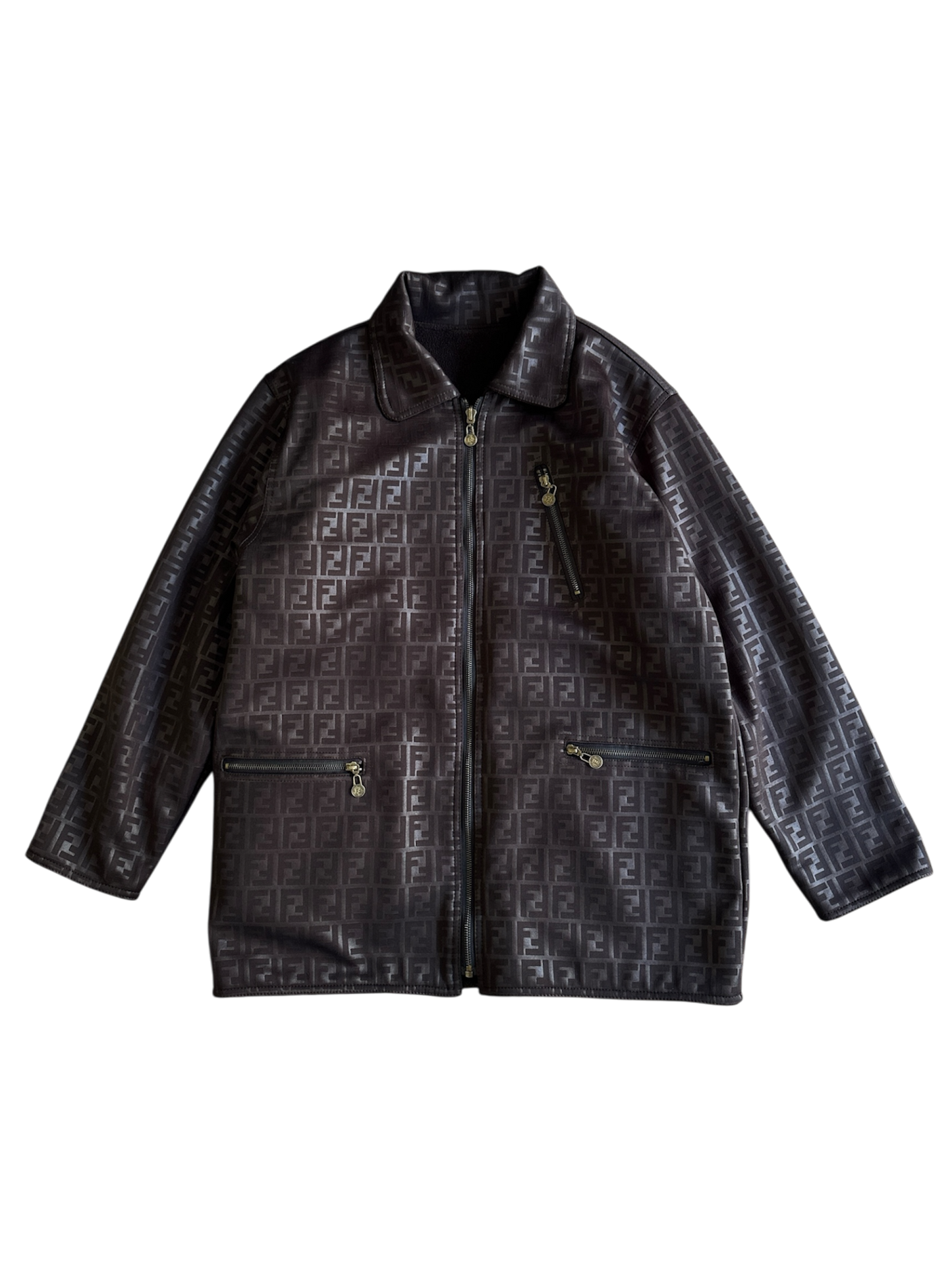 Fendi Reversible Zucca Monogram Jacket