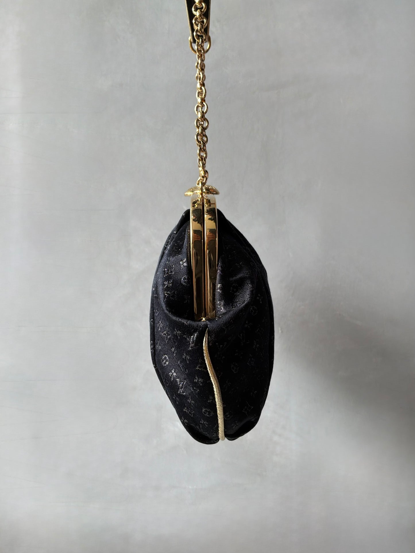 Louis Vuitton Monogram Satin Aumoniere Evening Bag