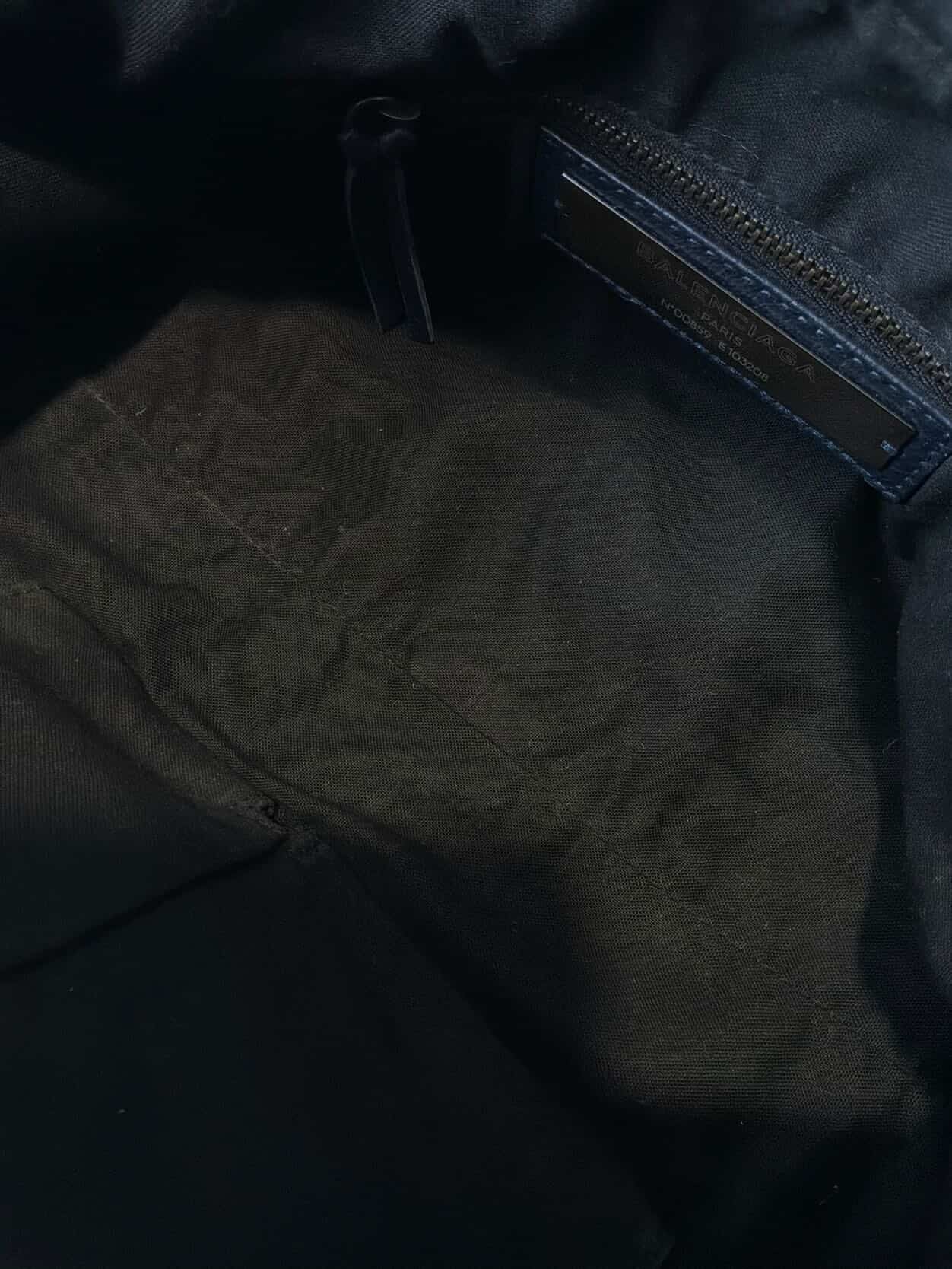Balenciaga Le First Navy Lambskin Bag