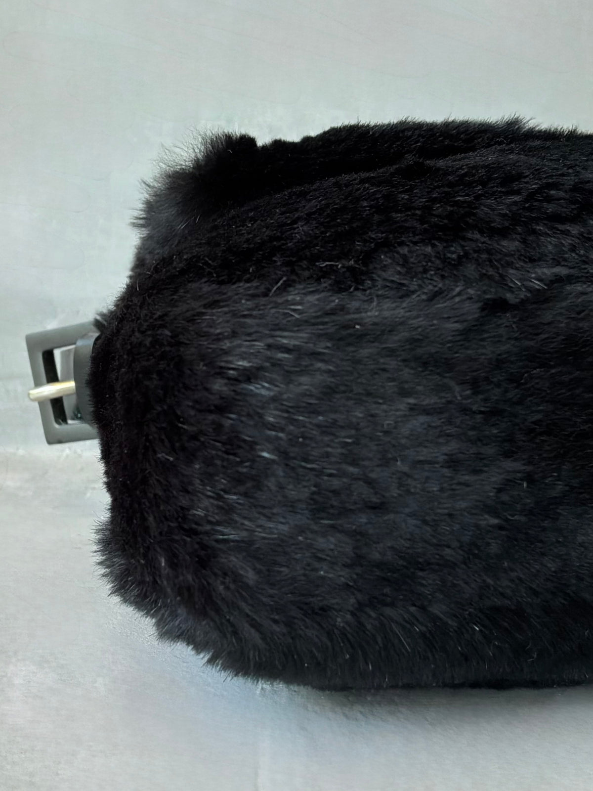 Fendi Rabbit Fur Baguette Bag