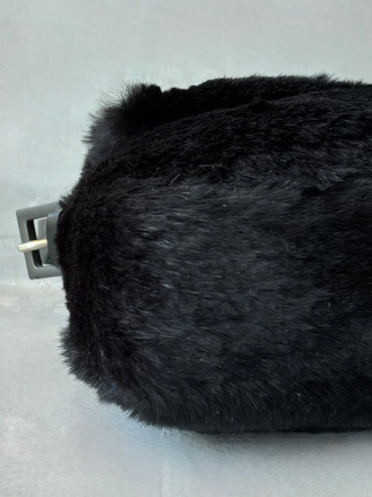 Fendi Rabbit Fur Baguette Bag