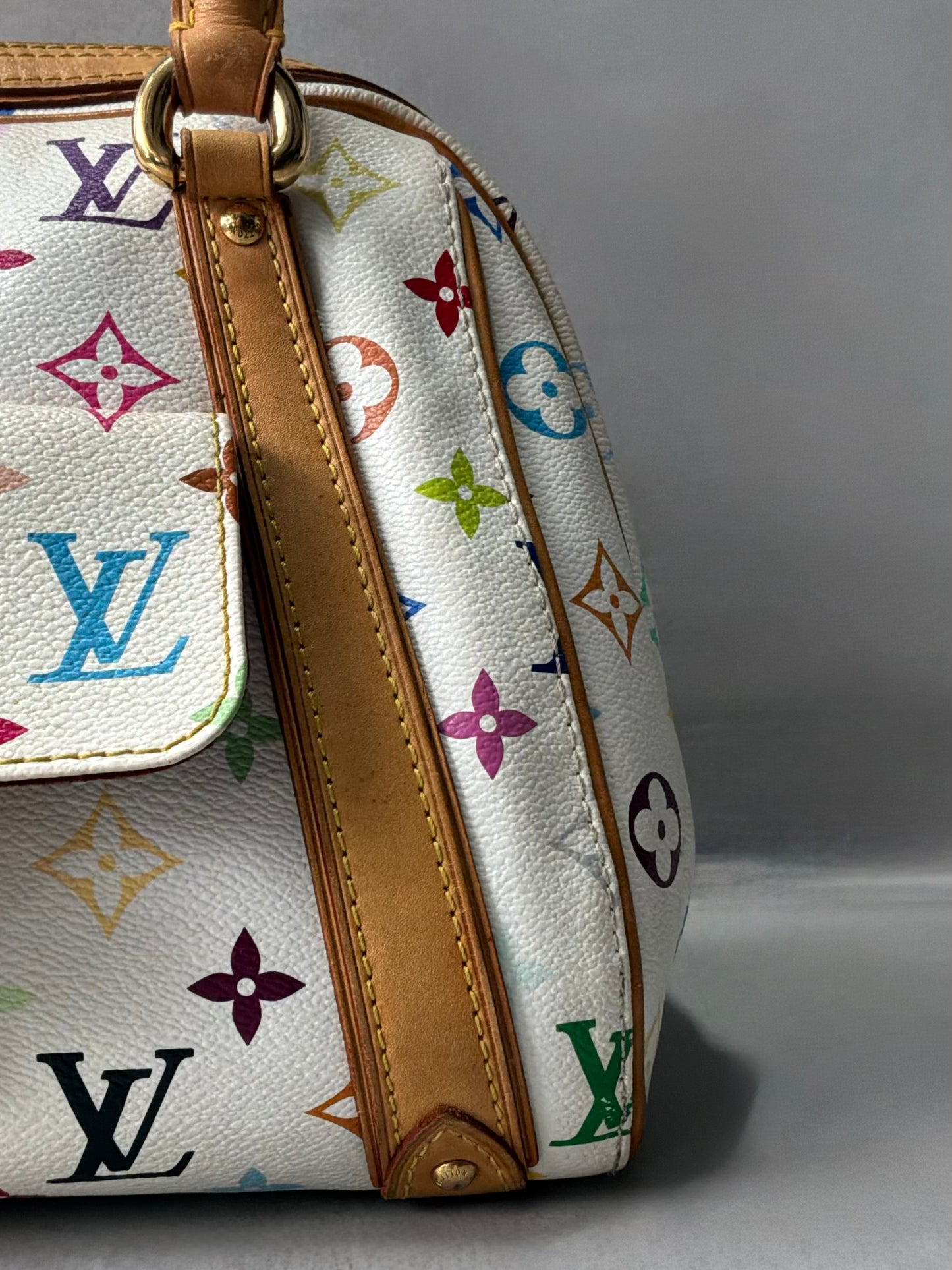 Louis Vuitton X Takashi Murakami Multicolore Pricilla Bag