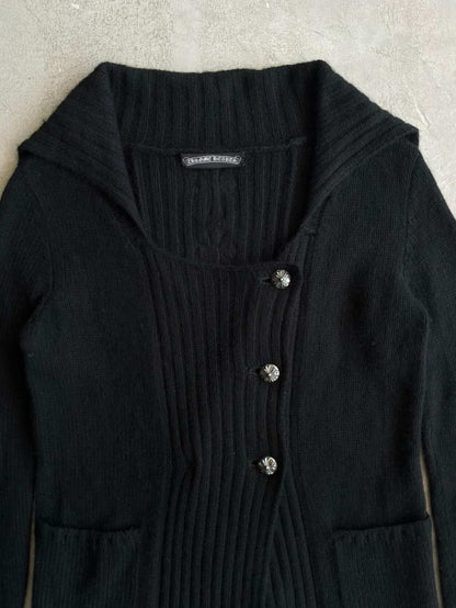 Chrome Hearts 1/1 Spine Cross Patch Cashmere Cardigan