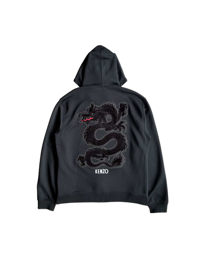 Kenzo Dragon Logo Zip Hoodie