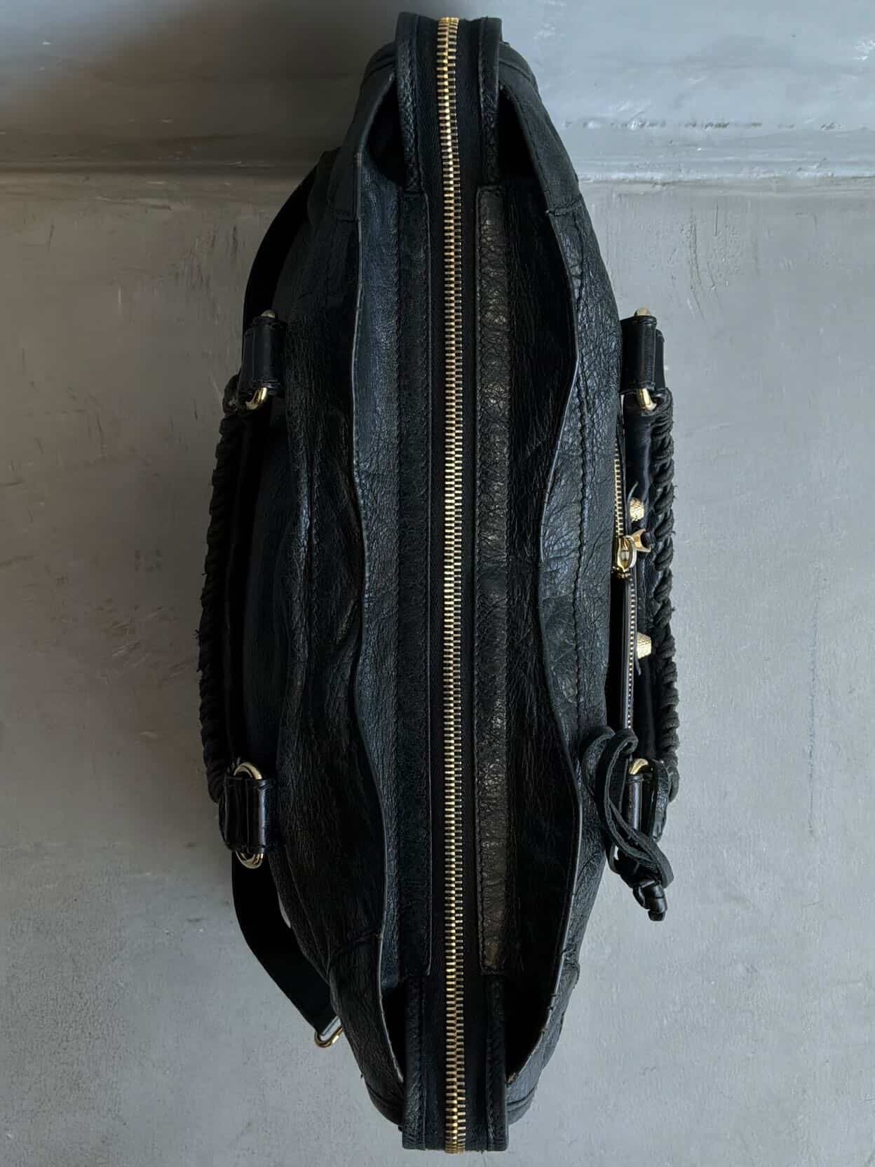 Balenciaga City Classic Medium Black On GHW