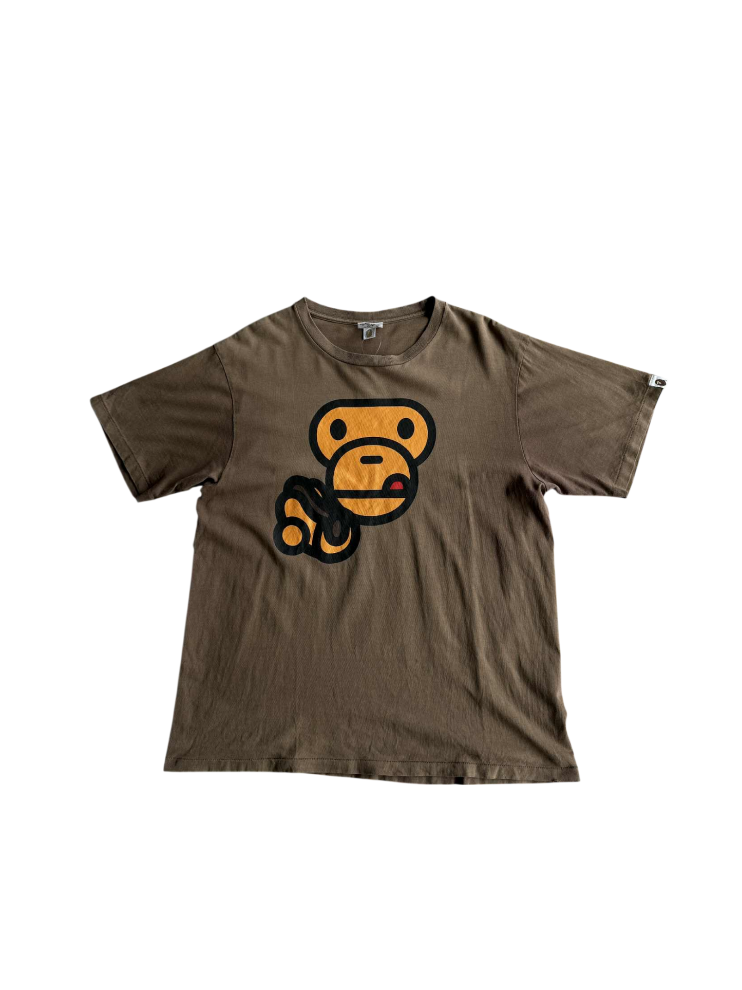 Bape Baby Milo Hotdog Brown Shirt