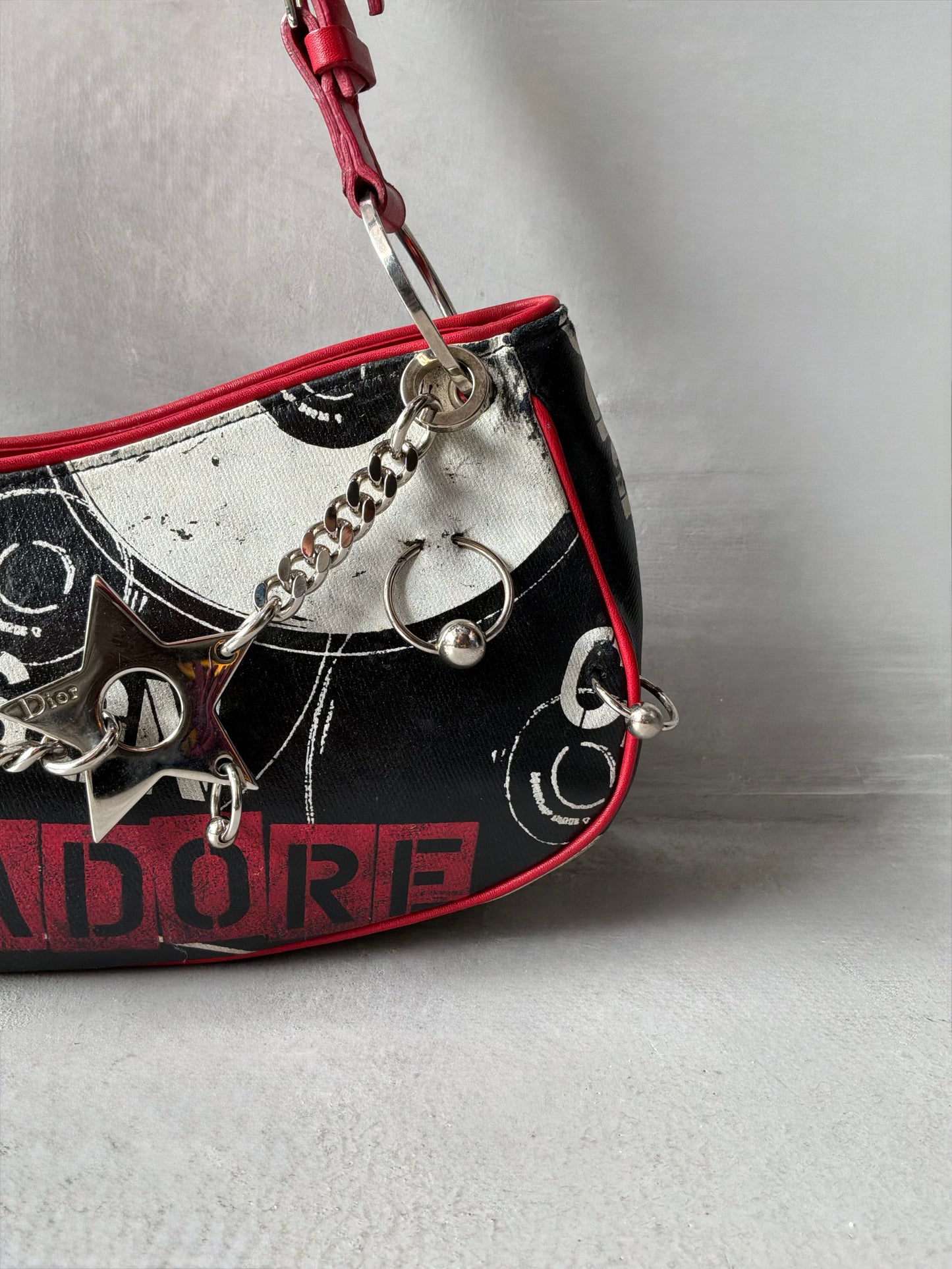Christian Dior “Hardcore” Pierced Shoulder Bag