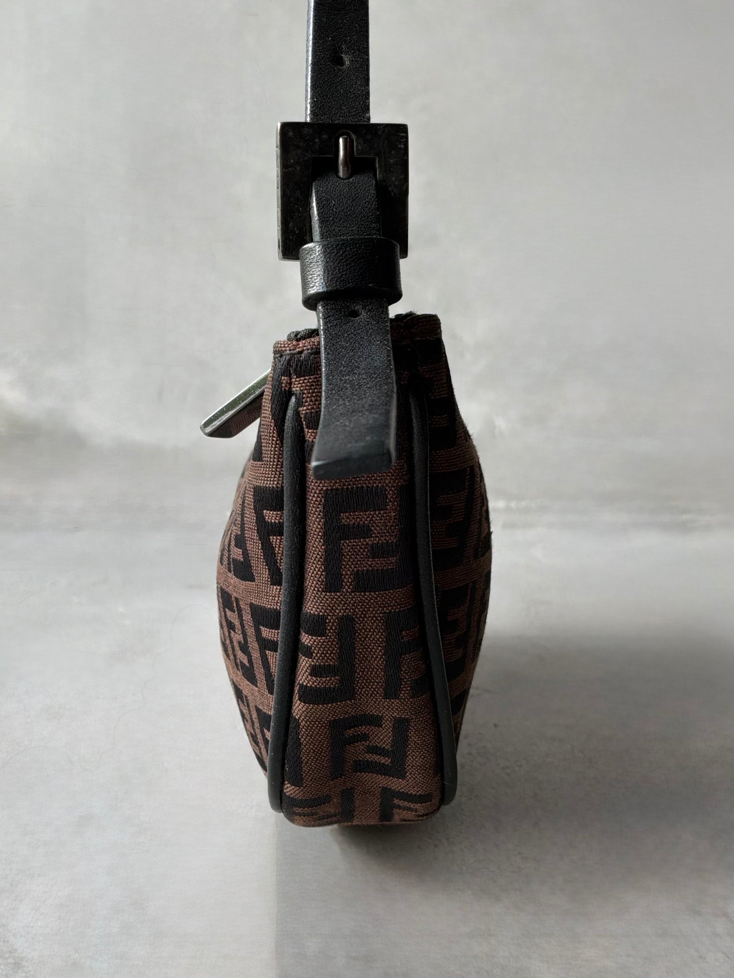 Fendi Brown Monogram Boat Bag