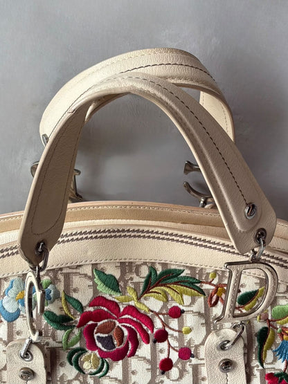 Dior Floral Trotter Bowler Bag