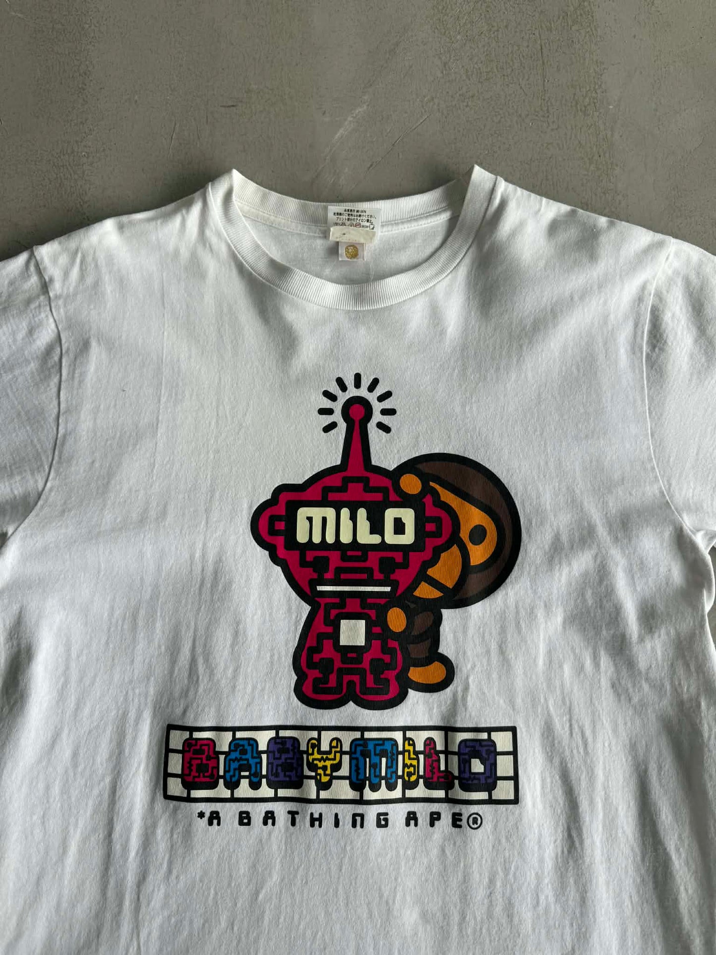 Bape Baby Milo 2009 White Shirt