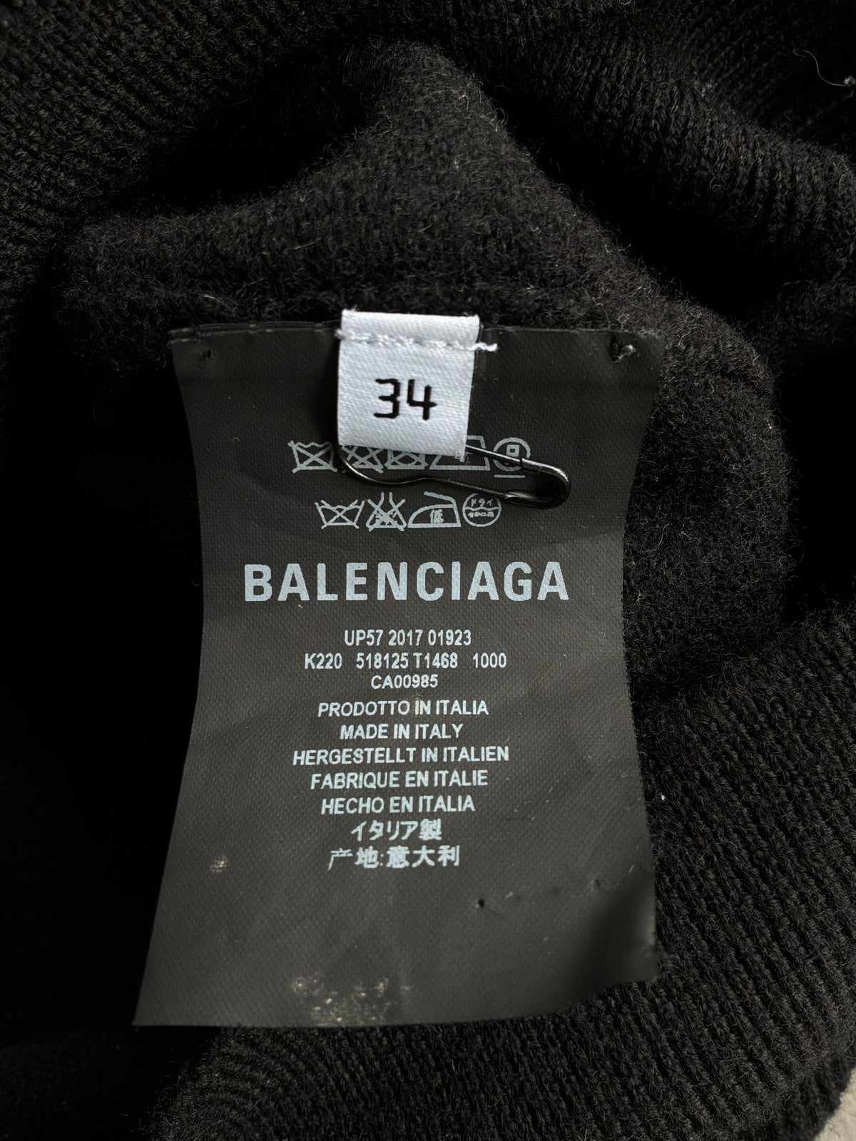 Balenciaga Mode Wool Crewneck