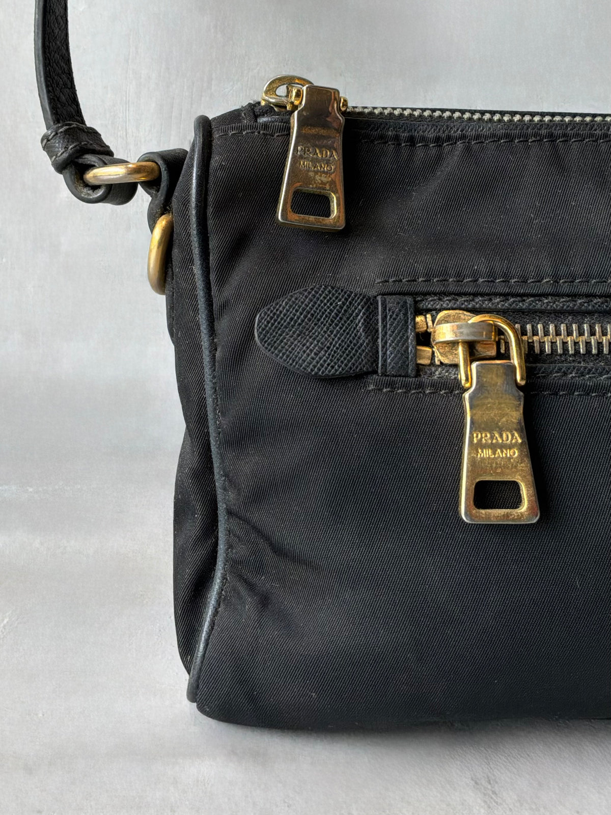Prada Nylon Pochette Bag