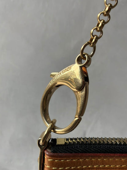 Louis Vuitton X Murakami Black Multicolor Mini Pochette